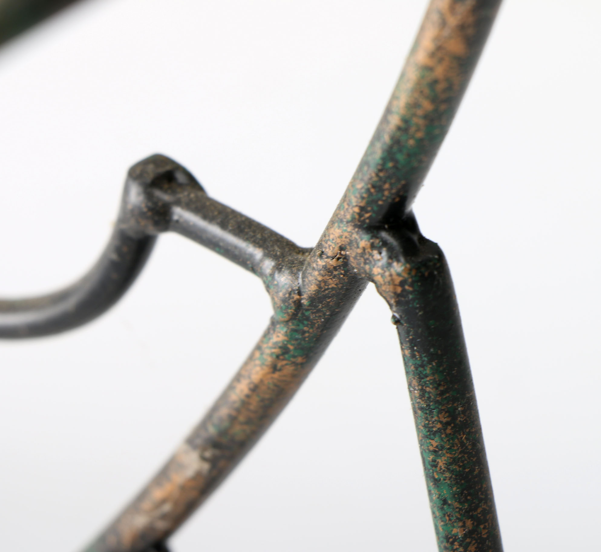 Trio of Metal Fish-Shaped Wine Racks