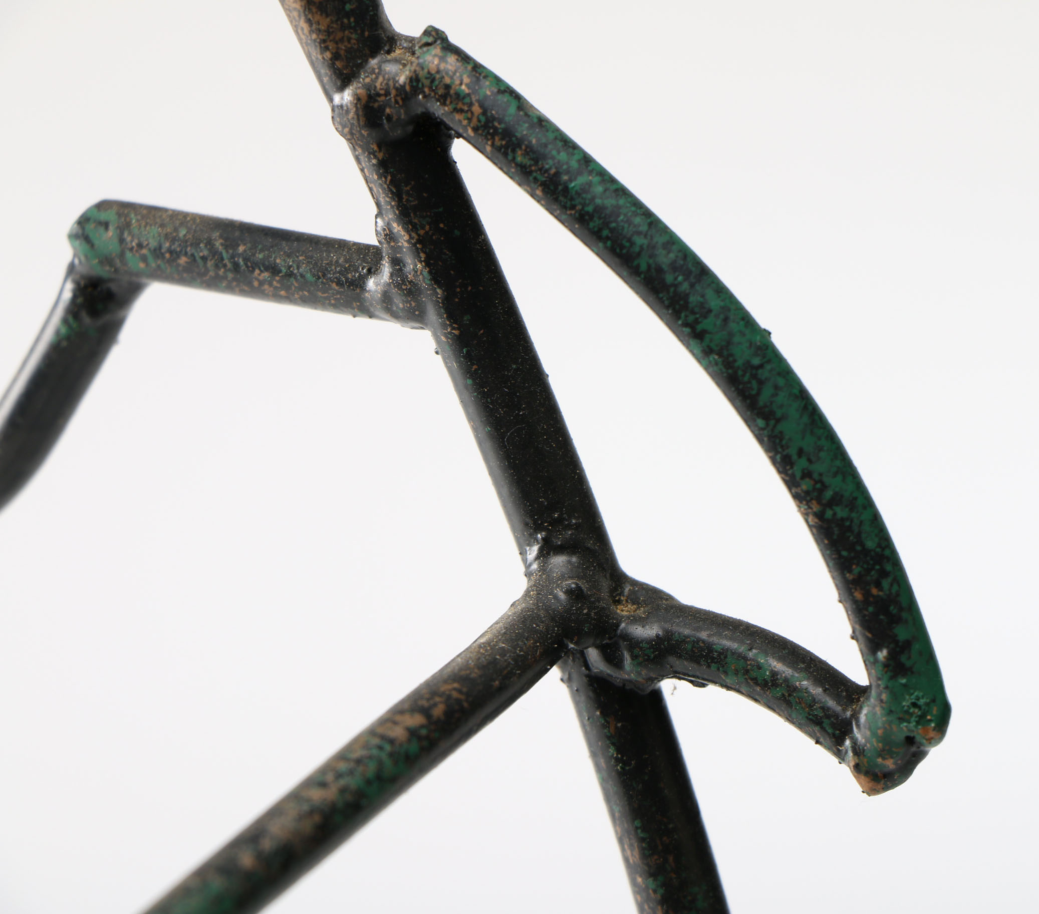 Trio of Metal Fish-Shaped Wine Racks