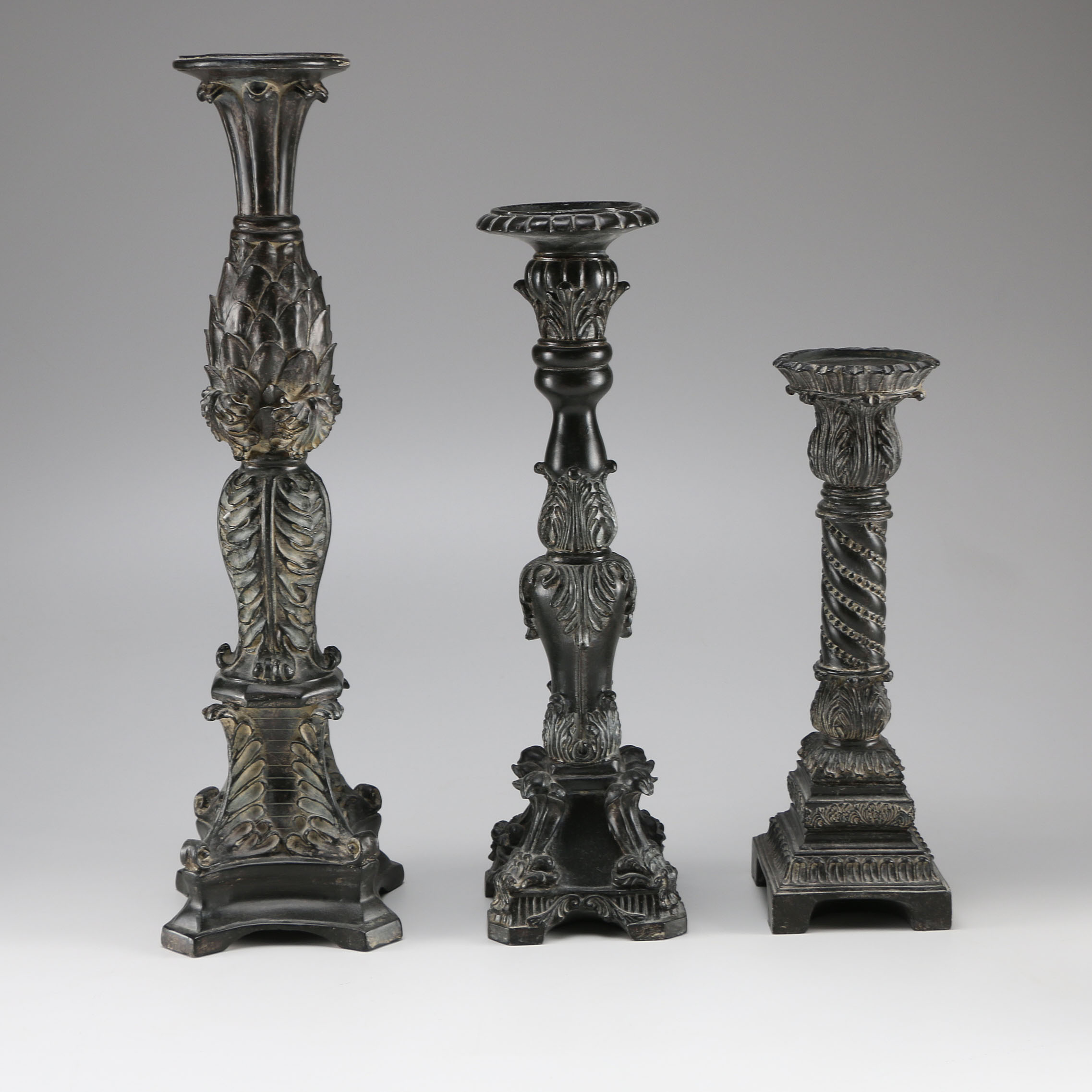 Assortment of Decorative Candle Holders