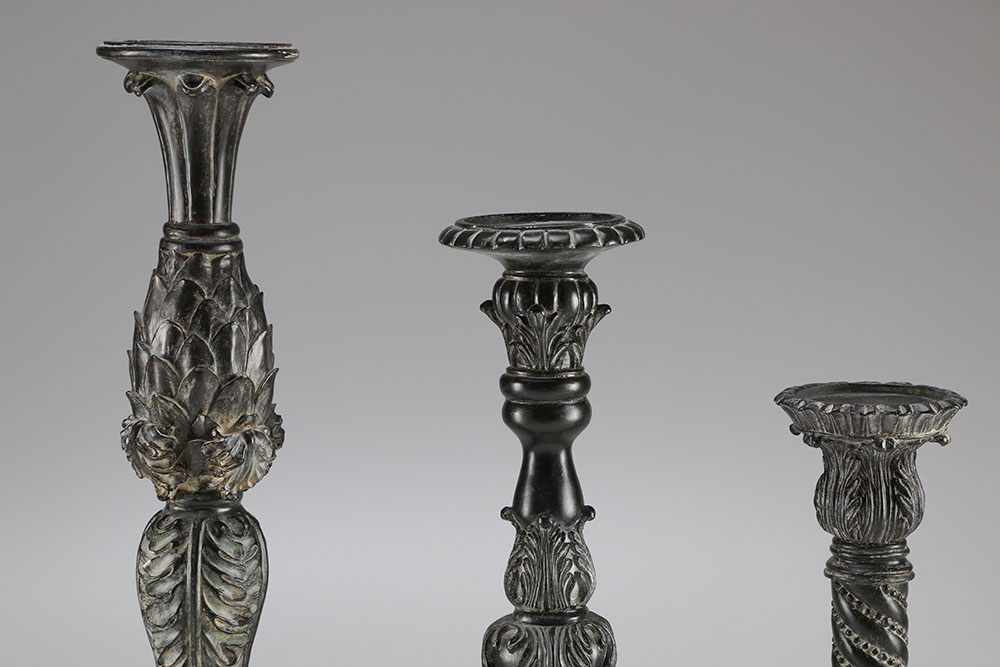 Assortment of Decorative Candle Holders