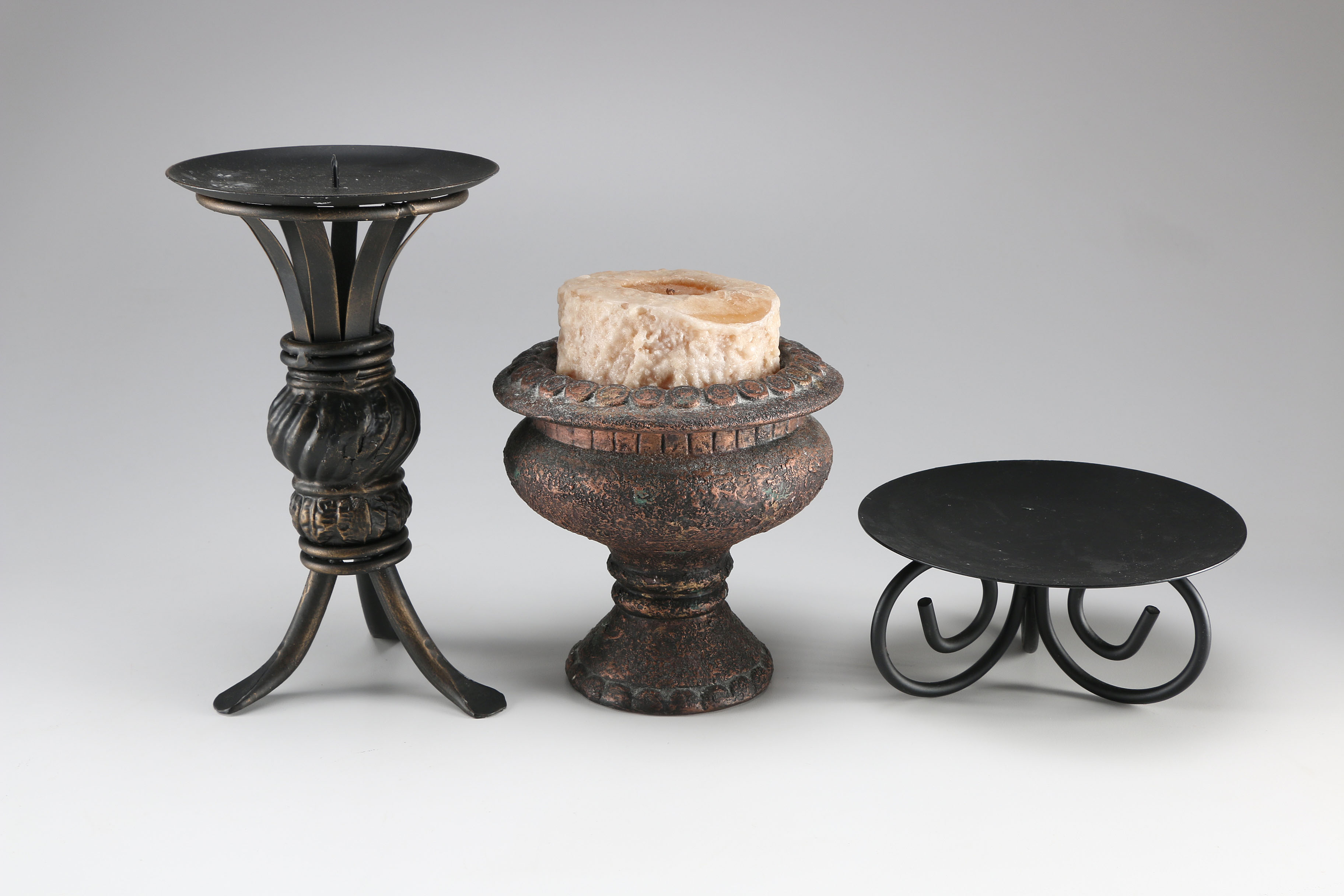 Assortment of Decorative Candle Holders