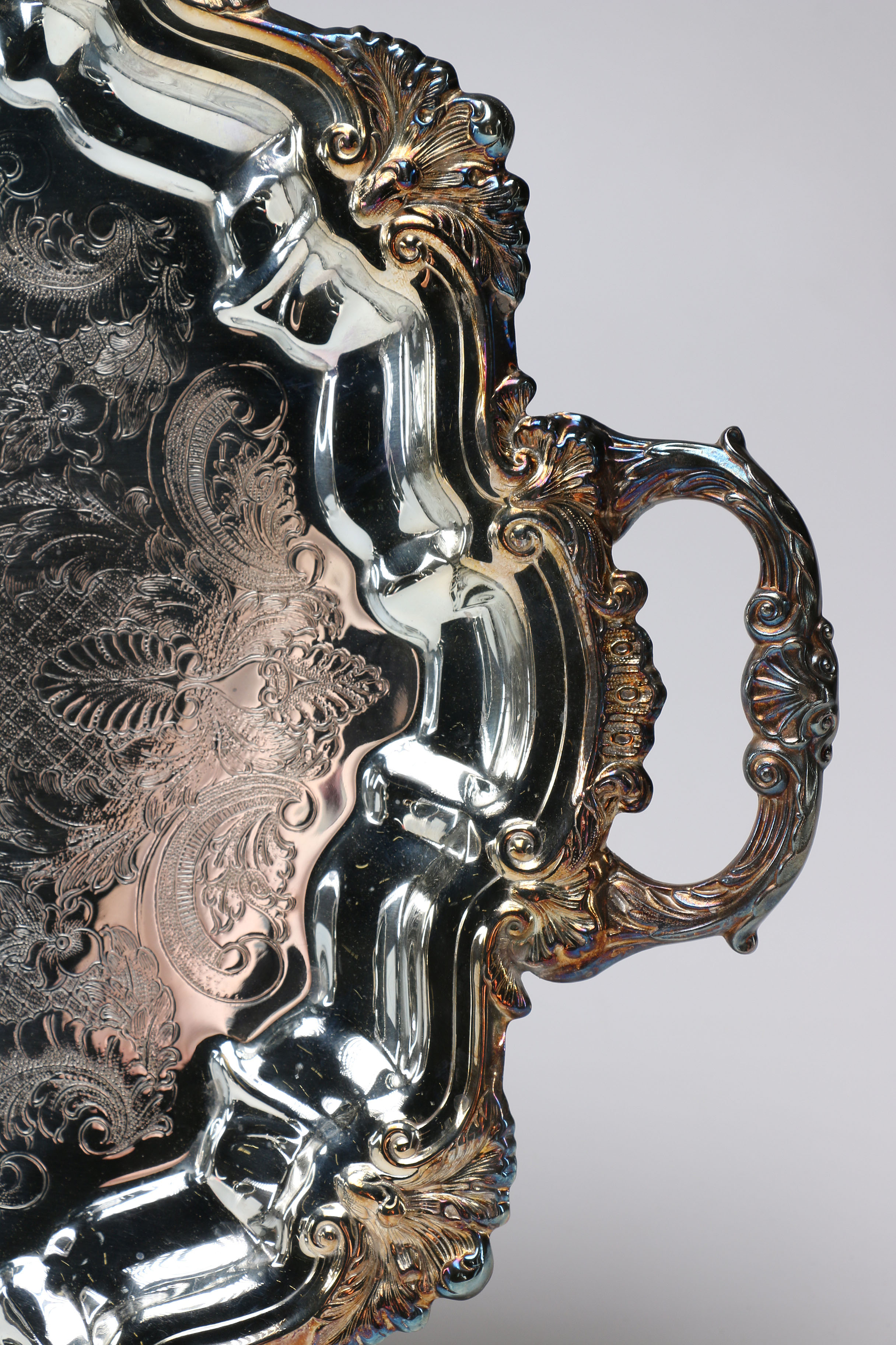 Pair of Silver Plated Serving Trays