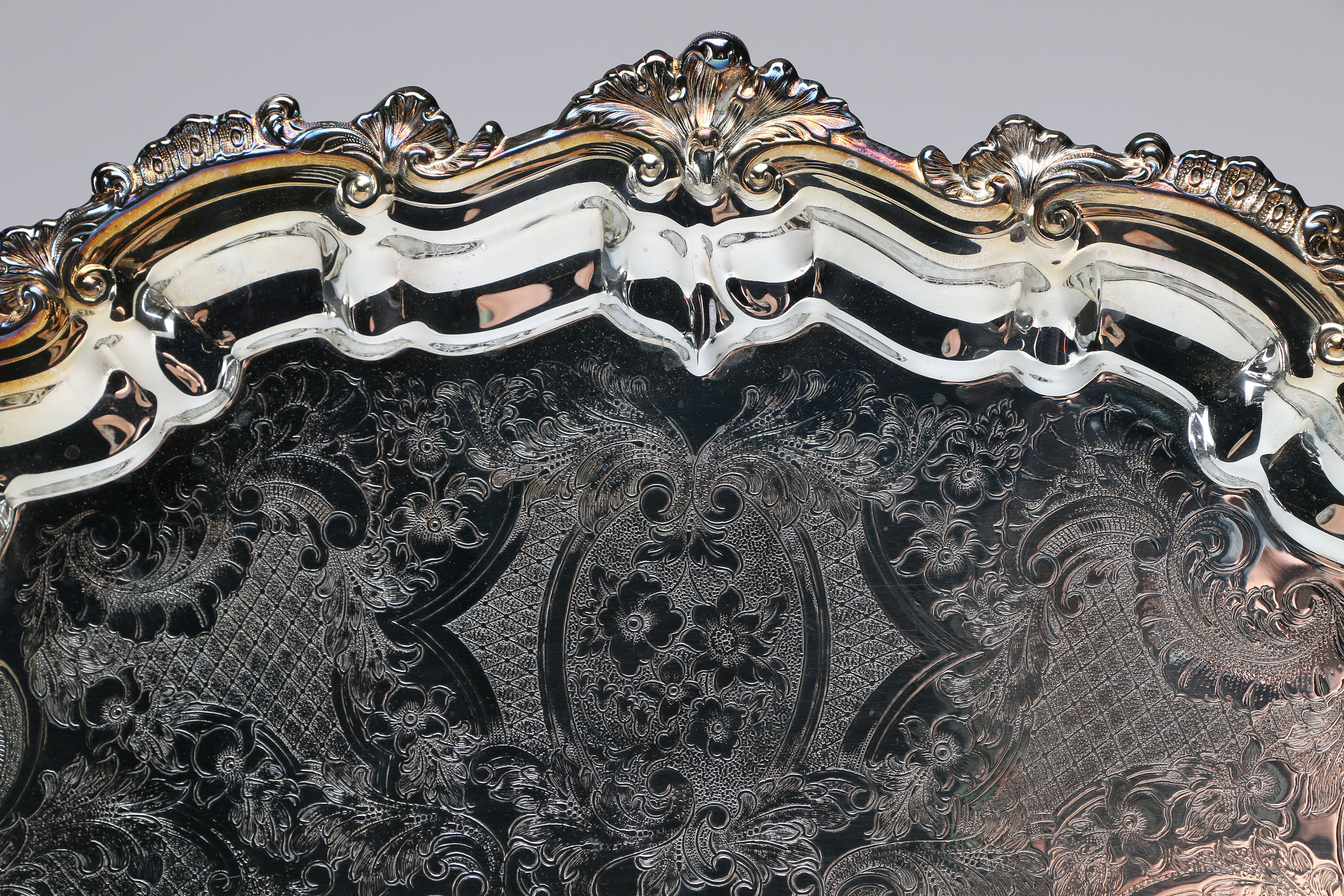 Pair of Silver Plated Serving Trays