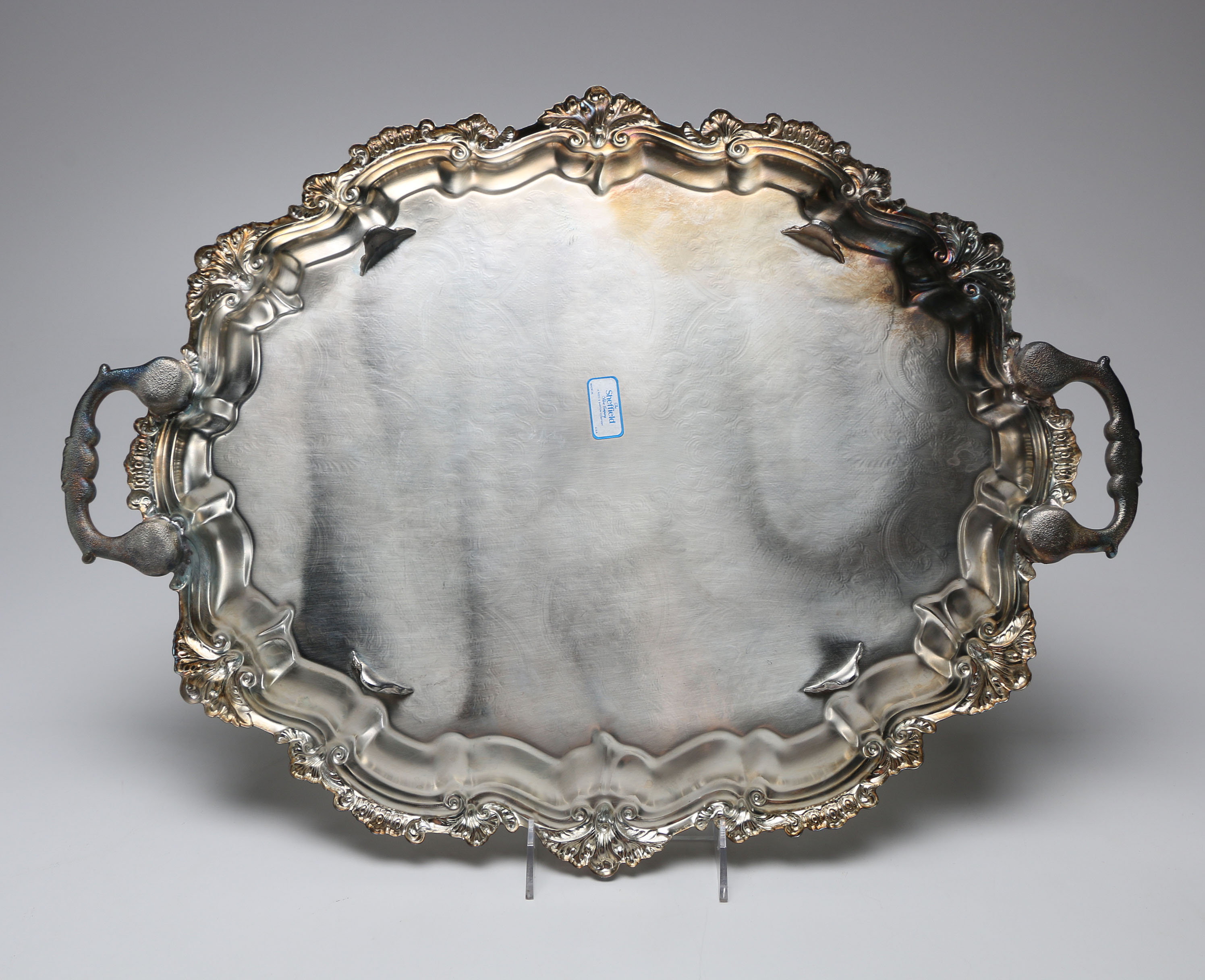 Pair of Silver Plated Serving Trays