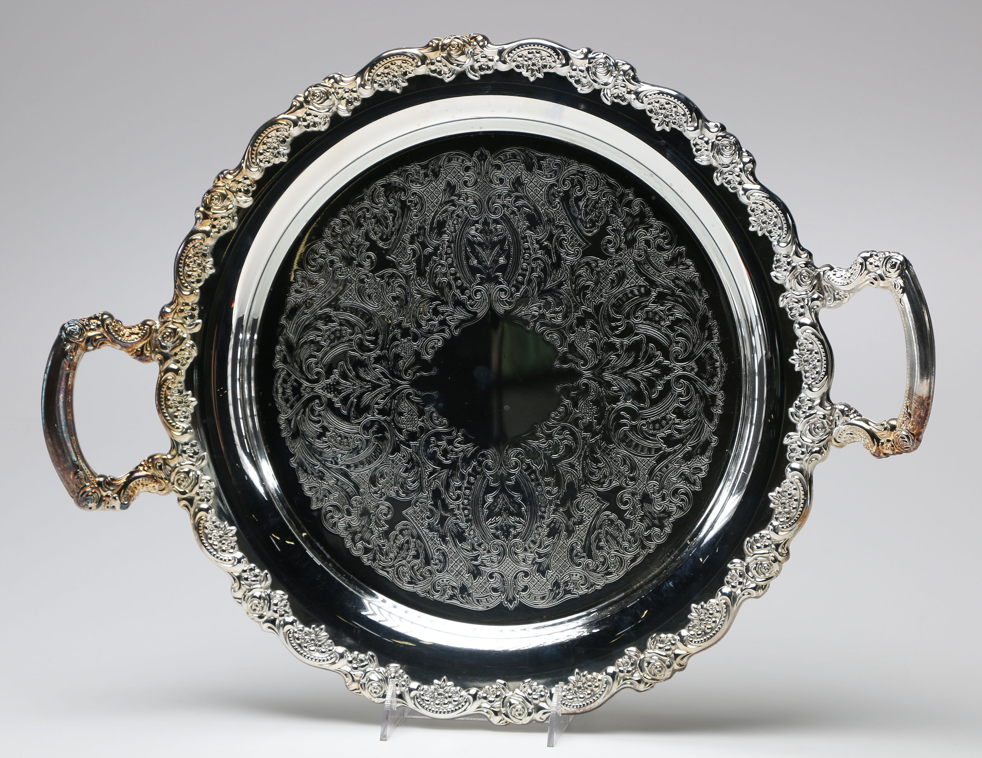 Pair of Silver Plated Serving Trays