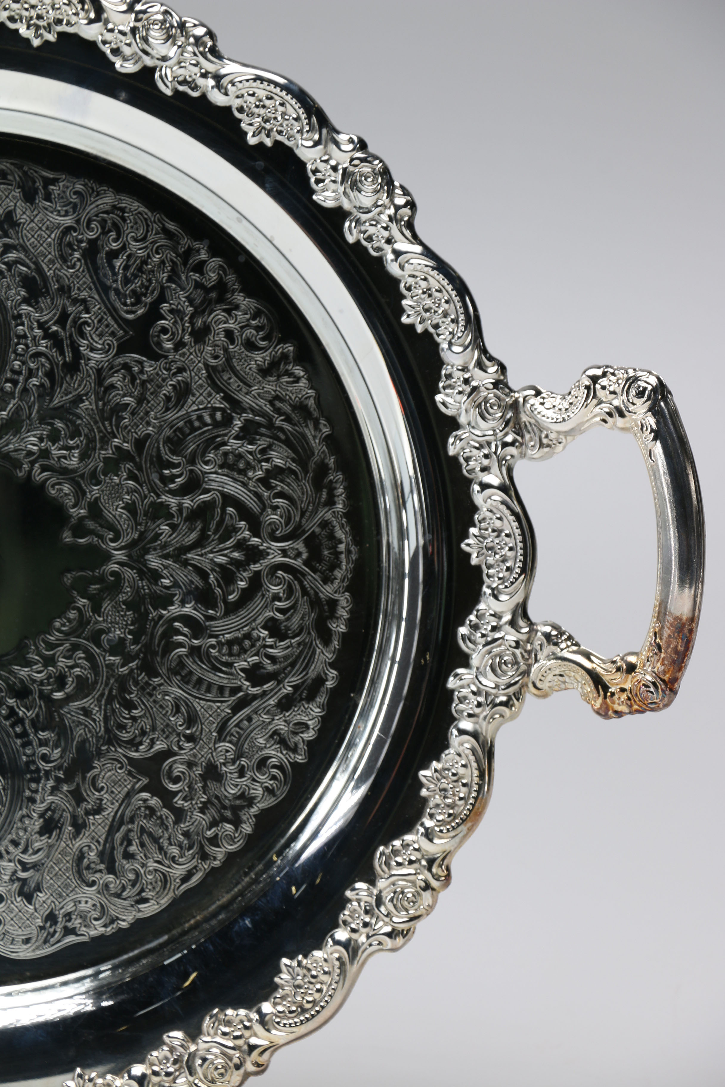 Pair of Silver Plated Serving Trays