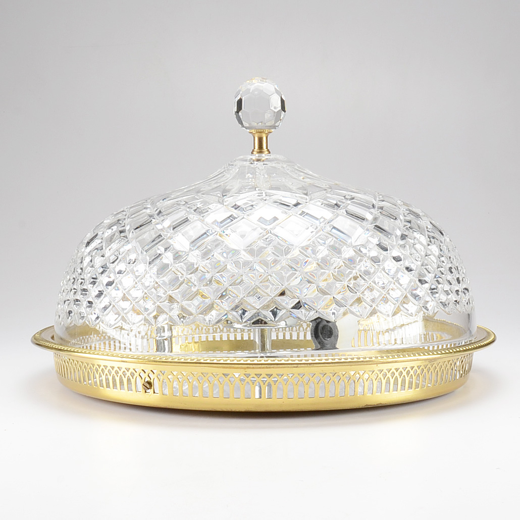 Waterford Crystal "Brenda" Flush Mount Ceiling Light Fixture