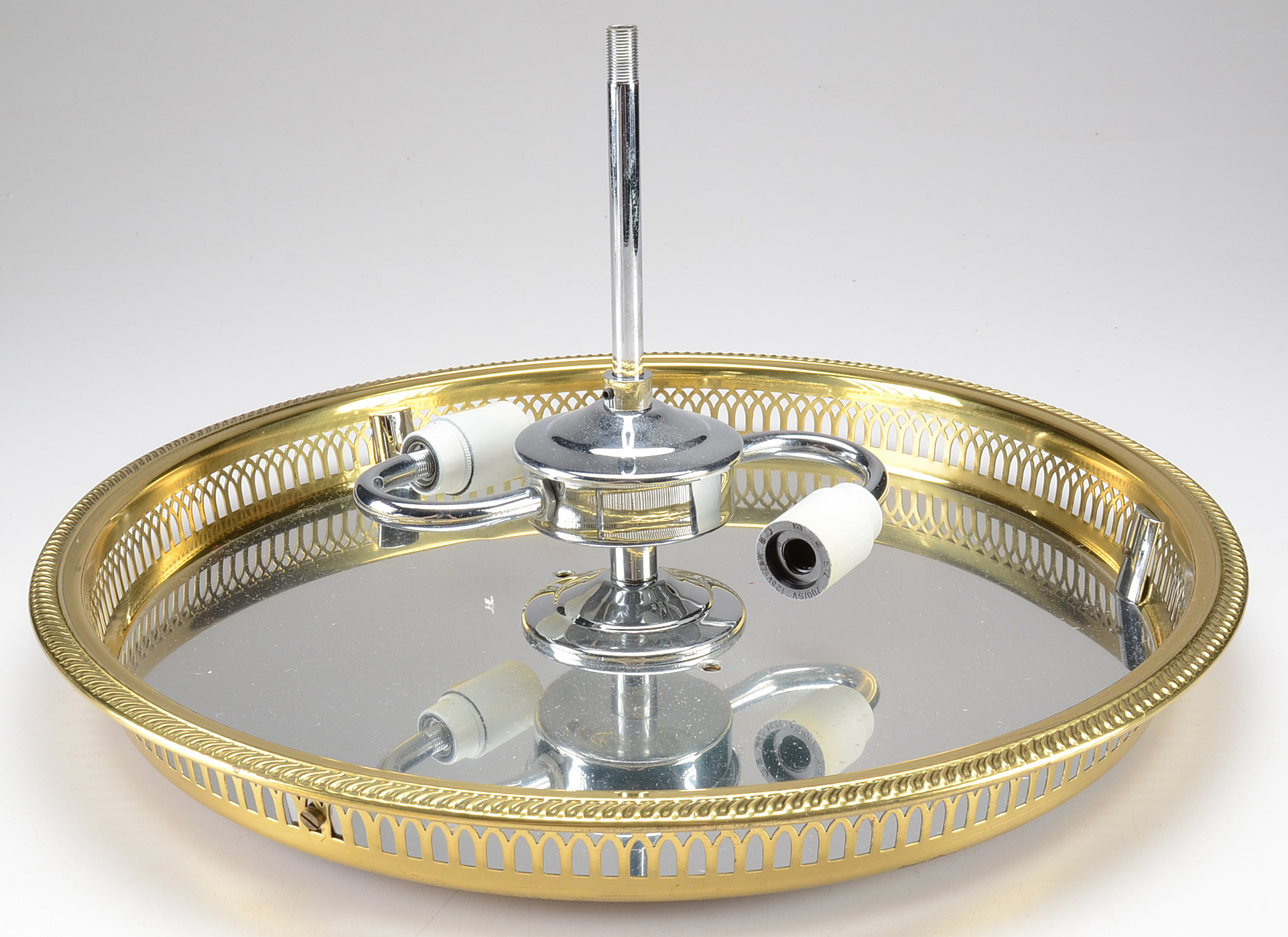 Waterford Crystal "Brenda" Flush Mount Ceiling Light Fixture