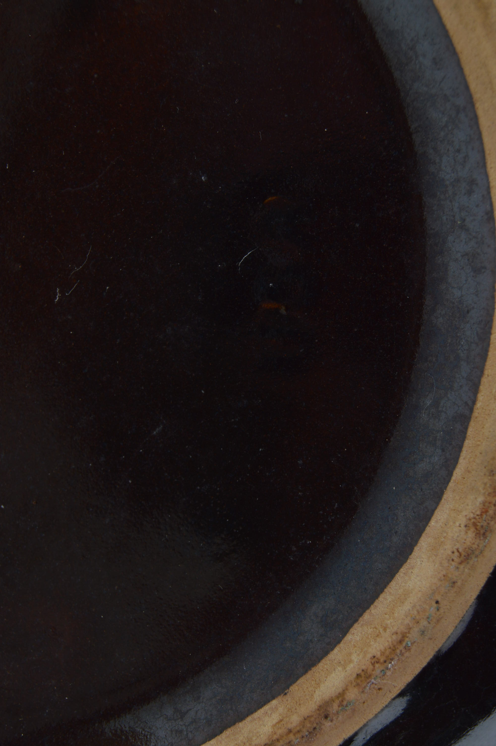 Pair of Vintage Drip Glaze Ceramic Bowls