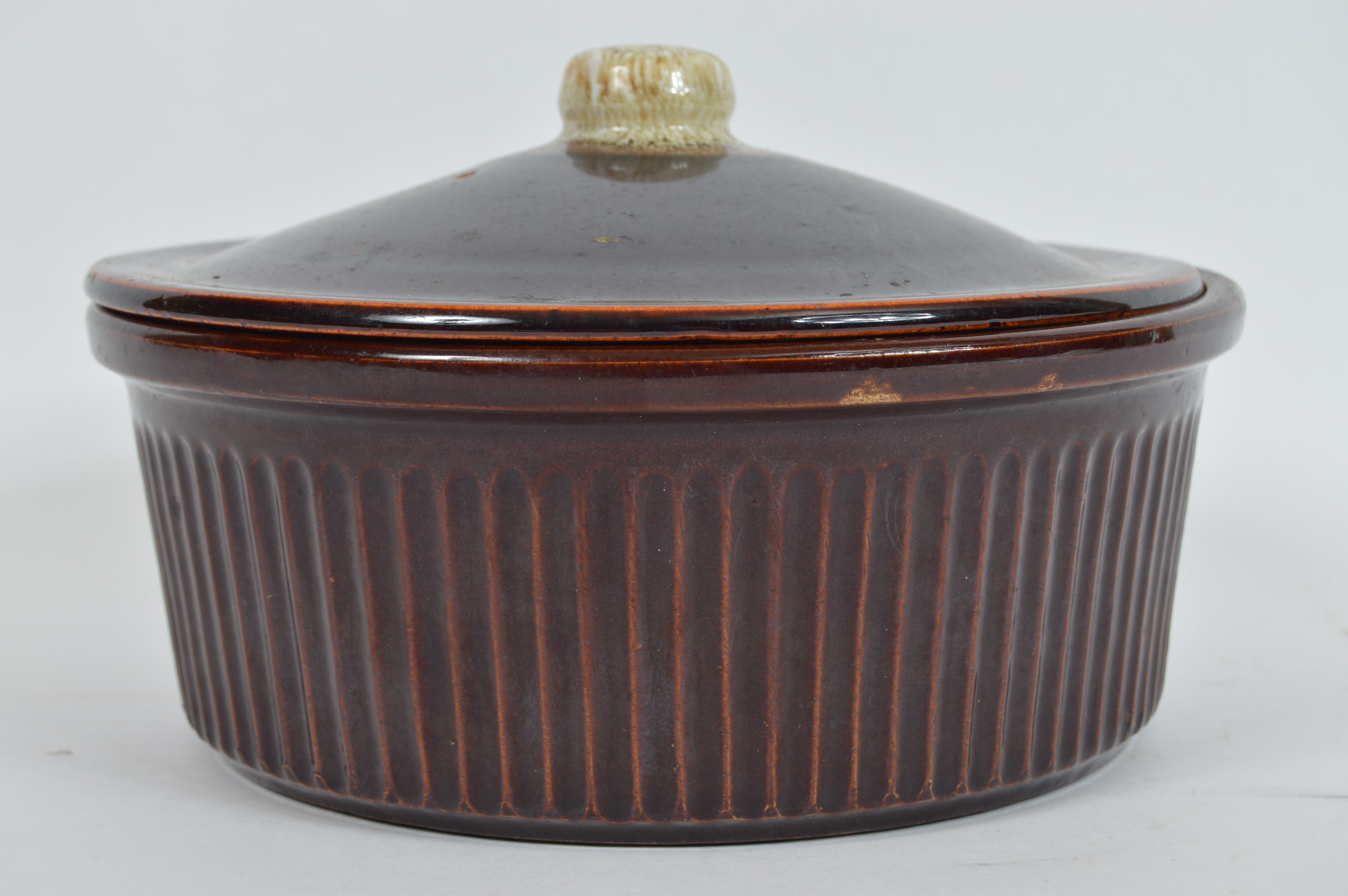 Vintage Ceramic Covered Casserole