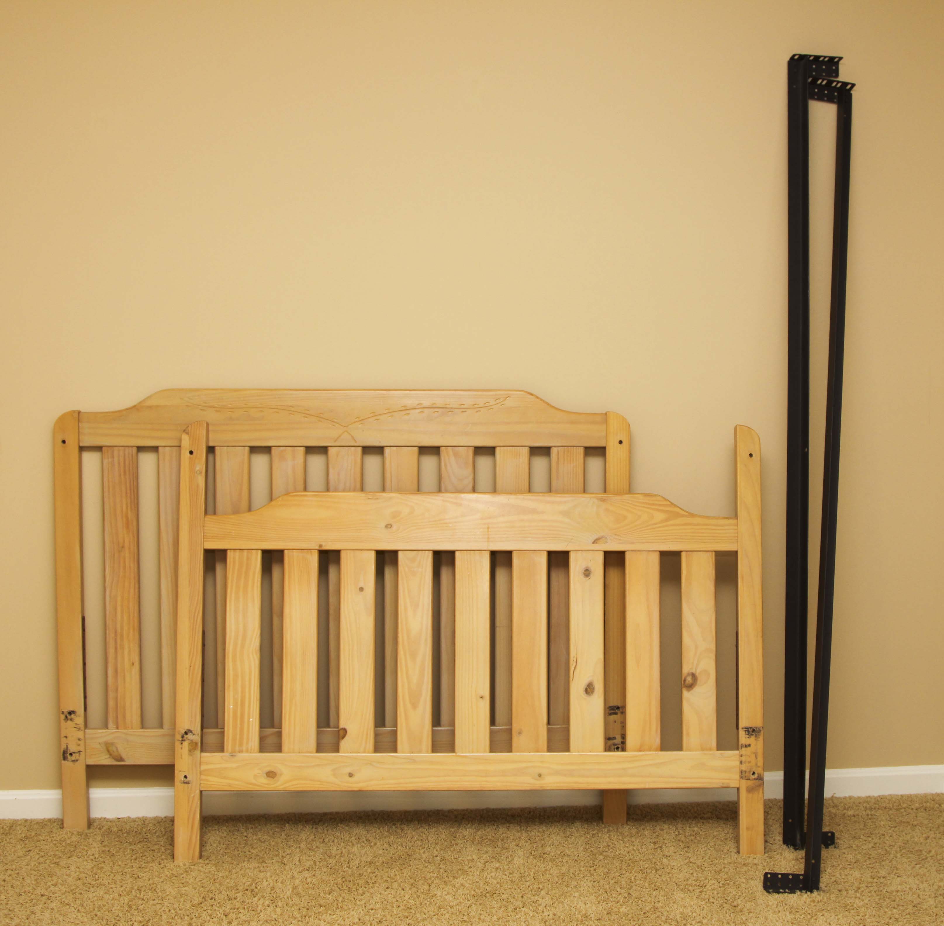 Full Size Knotty Pine Bed Frame