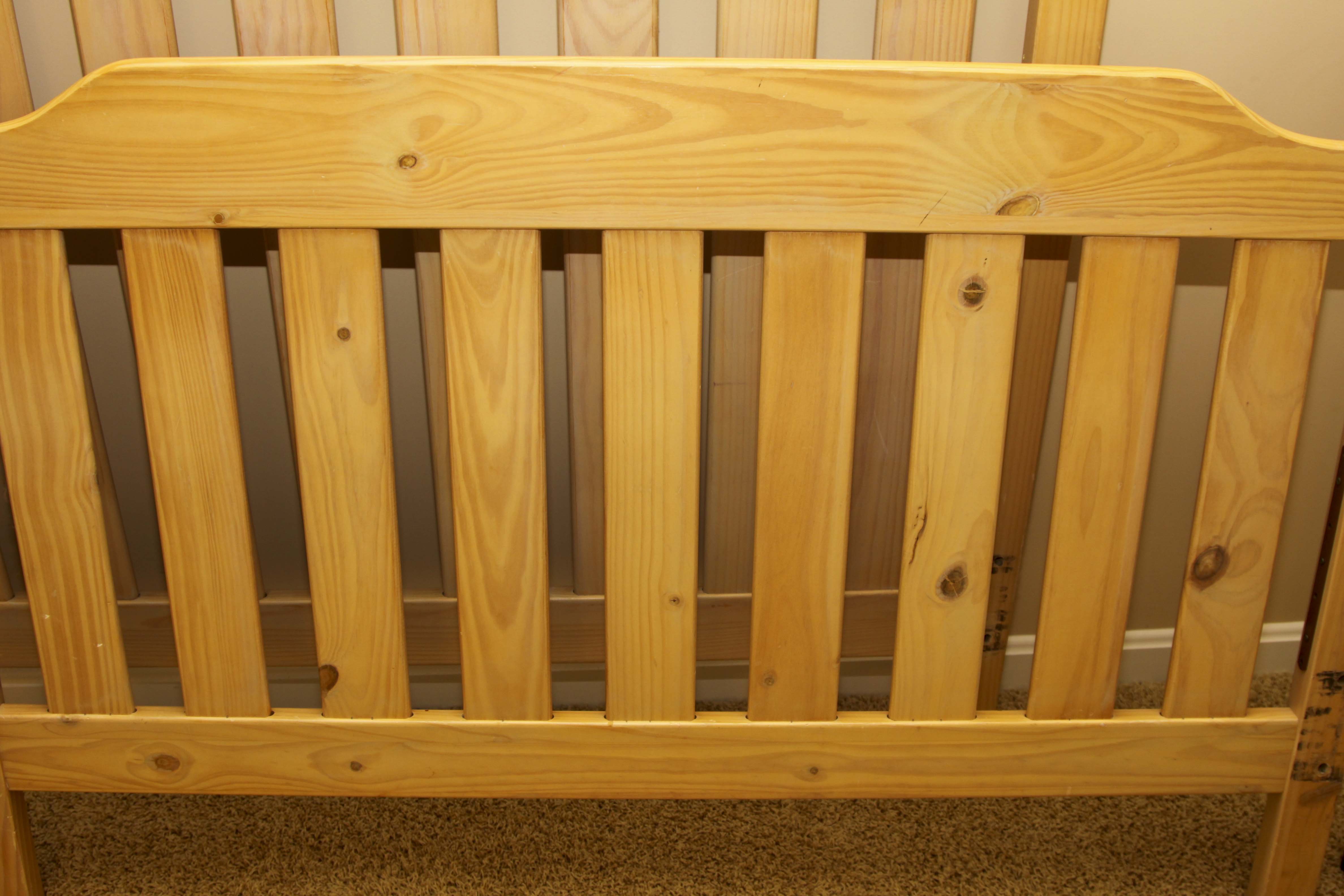 Full Size Knotty Pine Bed Frame