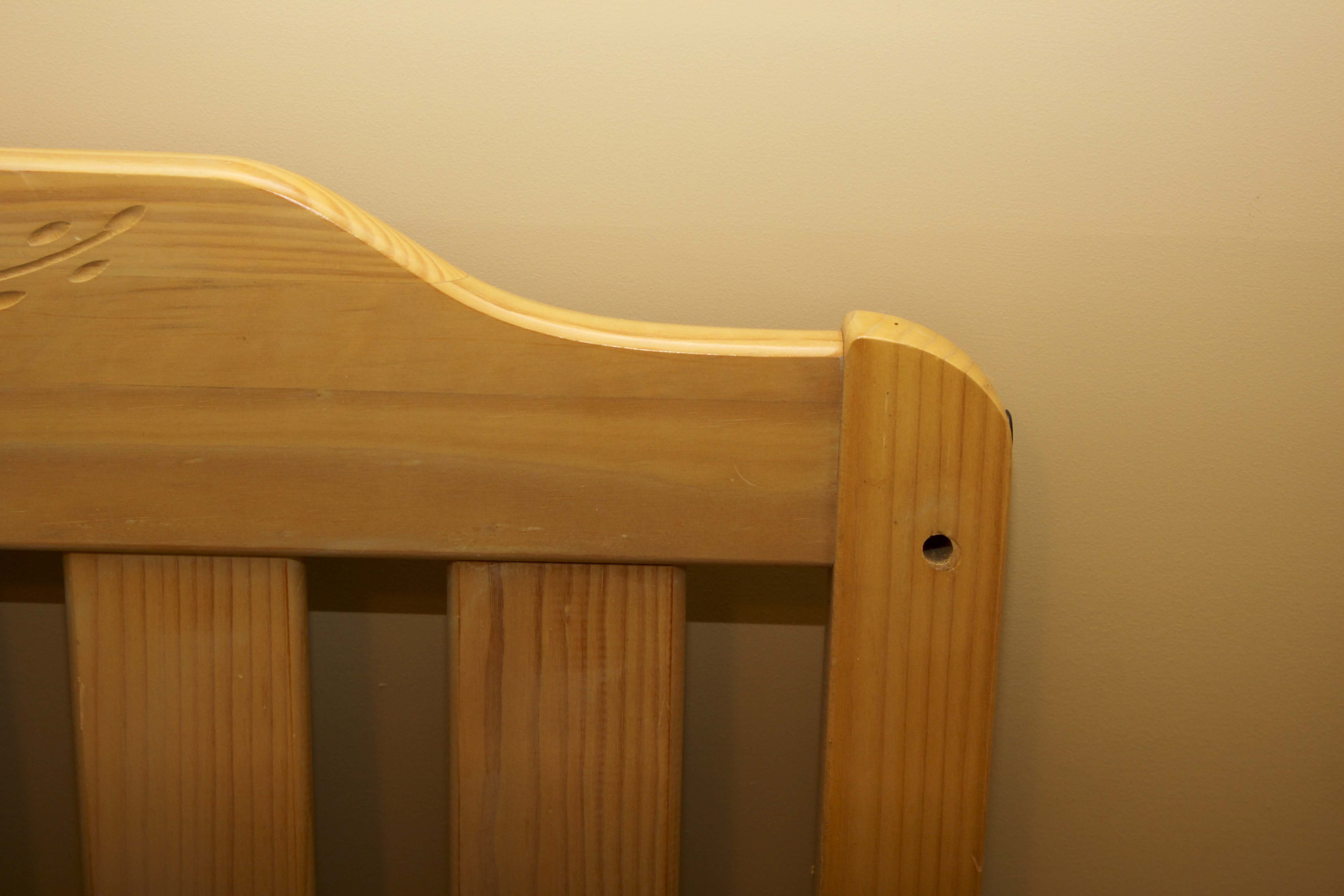 Full Size Knotty Pine Bed Frame
