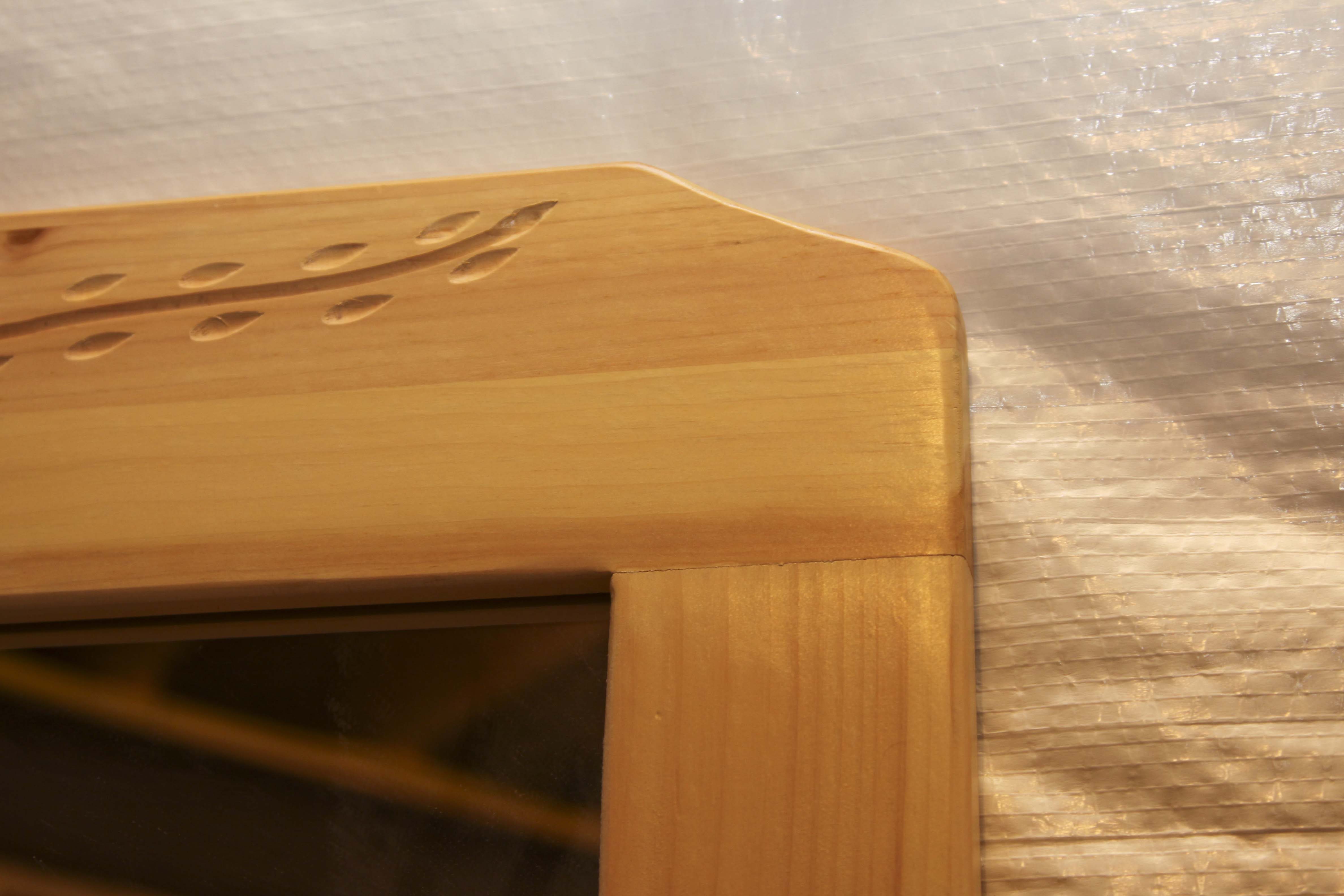 Convertible Knotty Pine Dresser/Changing Table with Mirror