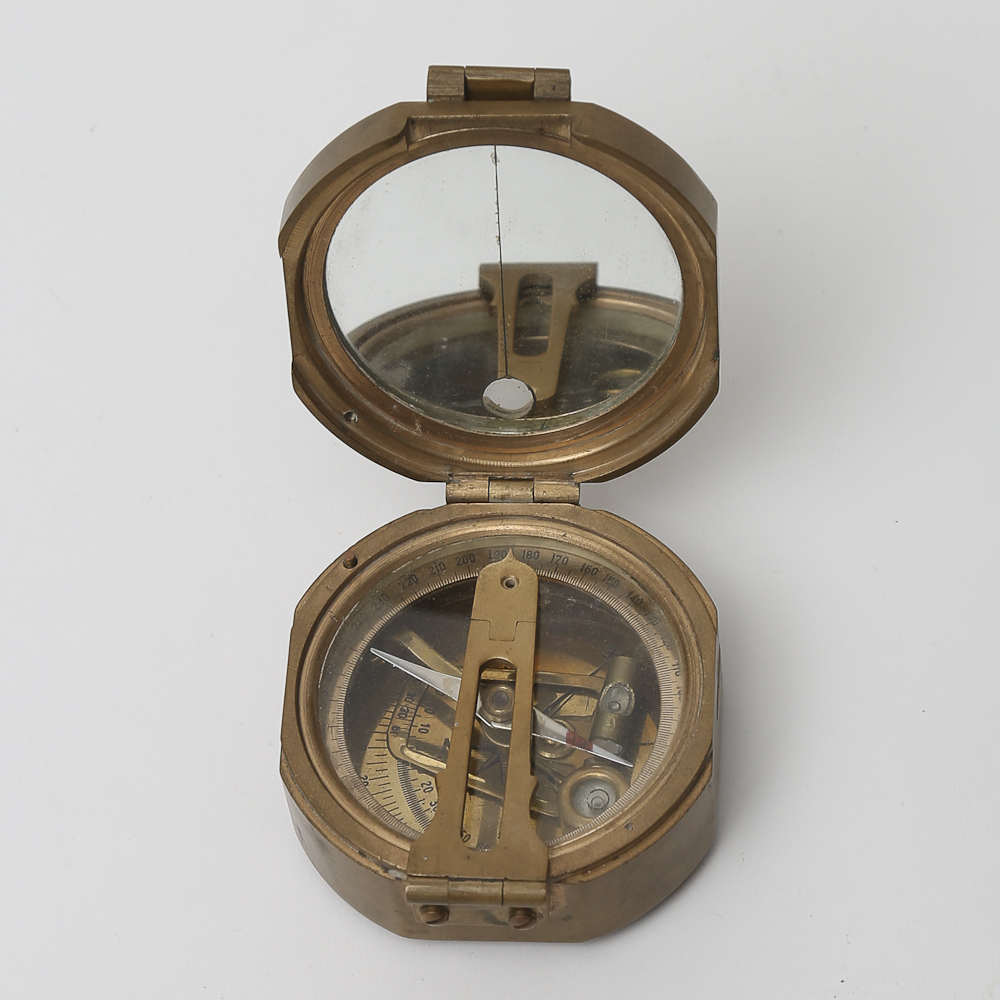 Vintage Stanley London Natural Sine Miner's Compass