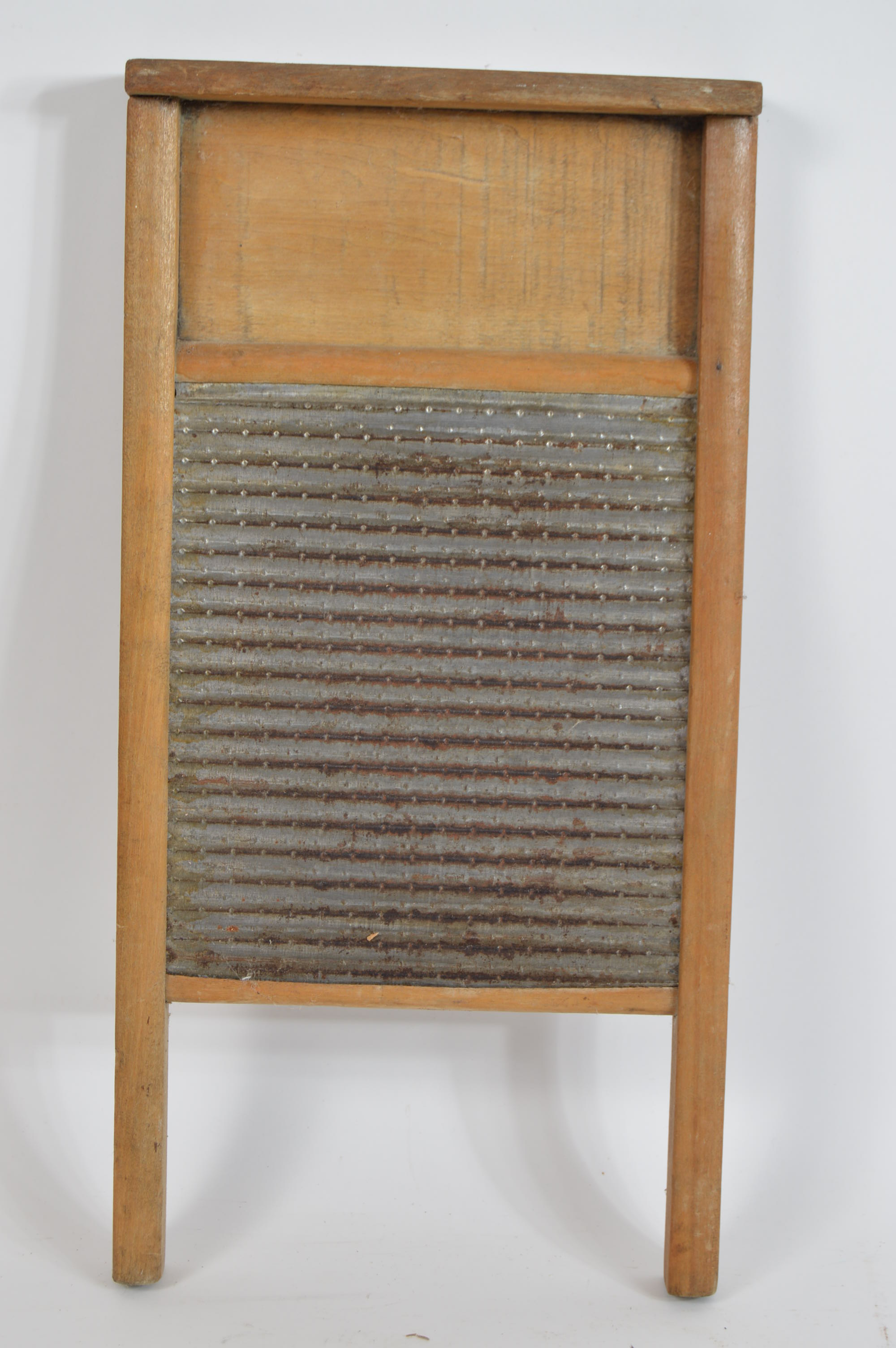 Vintage Washboard, Mercury Jugs, Green Wine Bottle, and Metal Pail