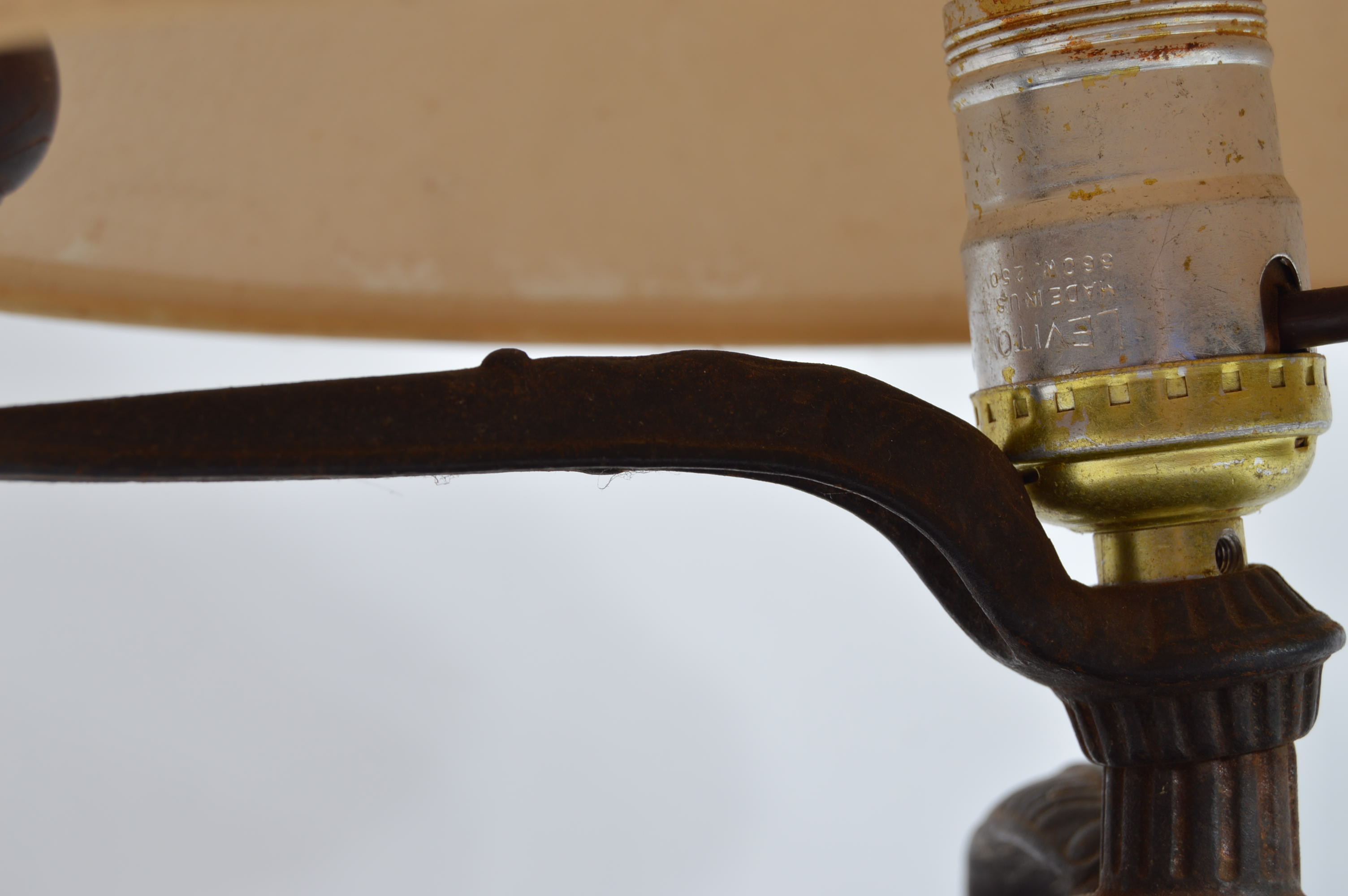 Vintage Coffee Grinder Lamp