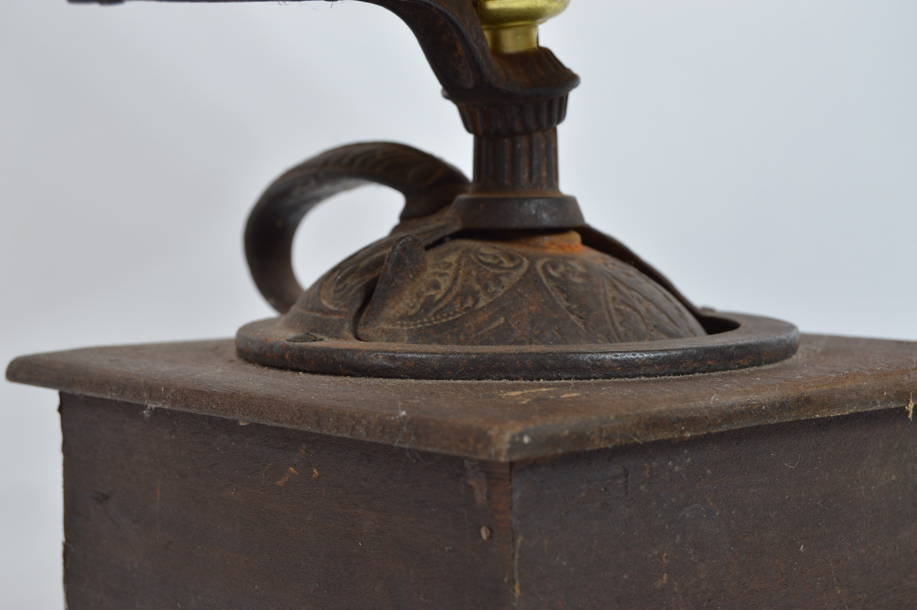 Vintage Coffee Grinder Lamp