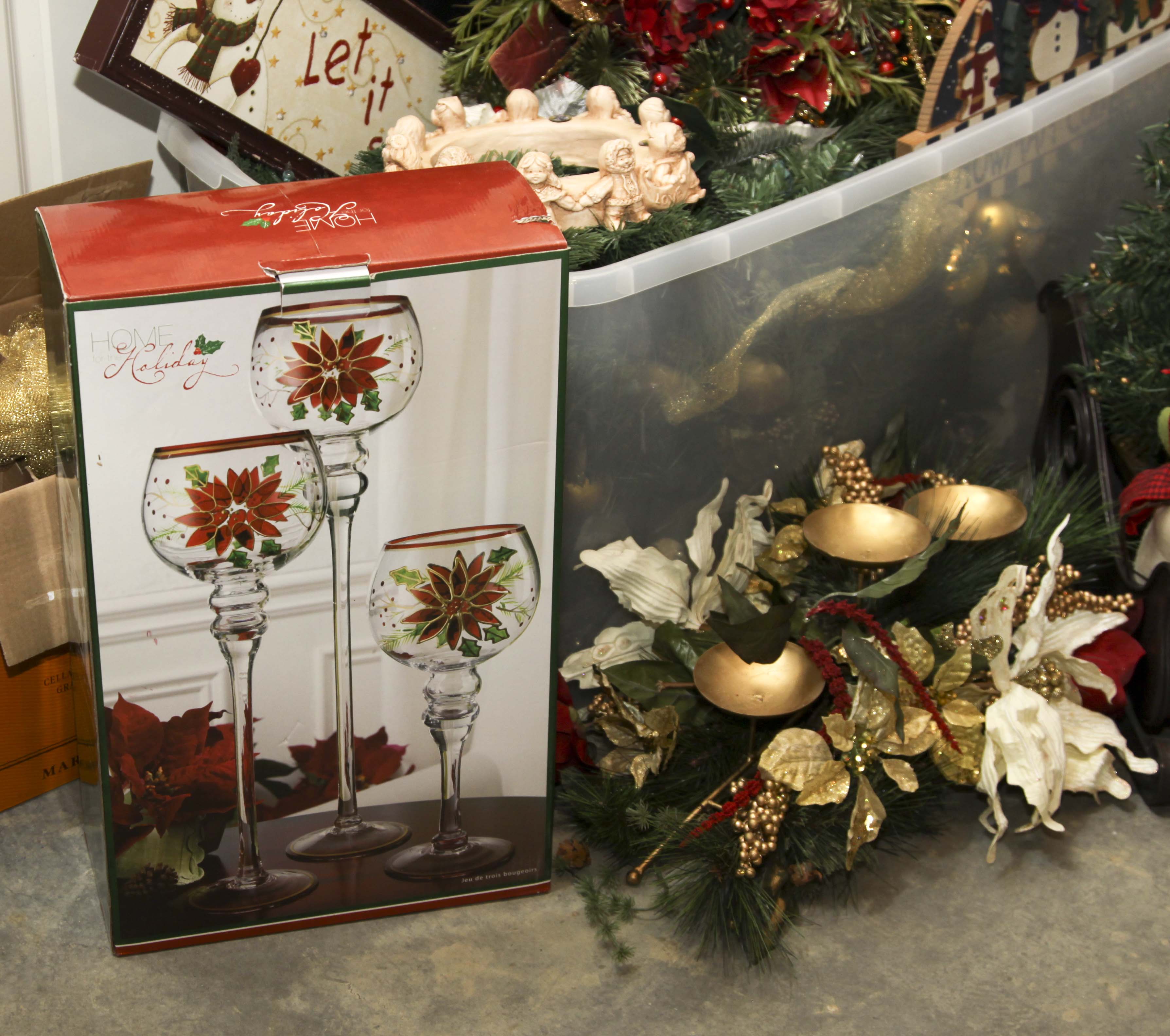 Generous Group of Holiday Decor