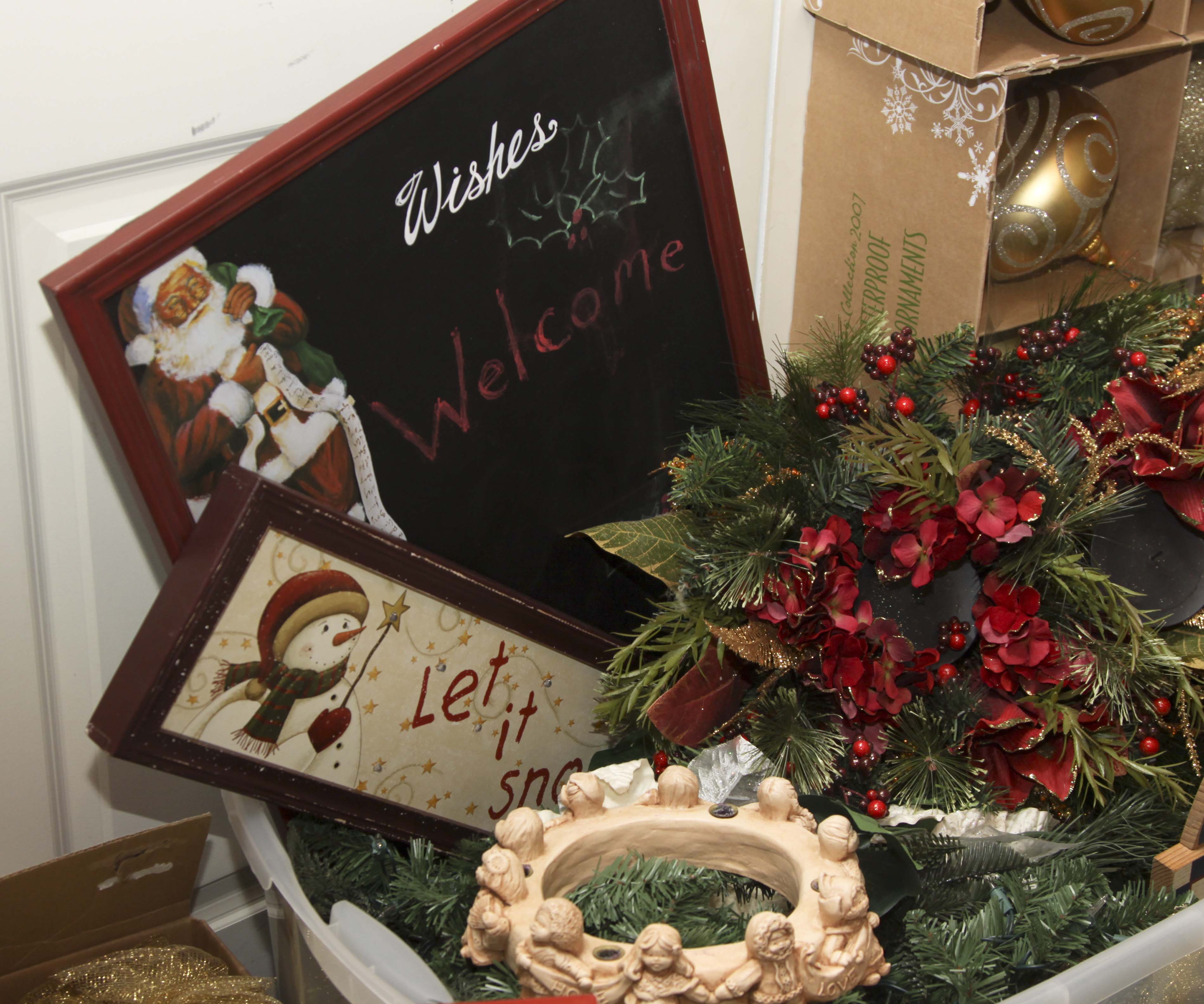 Generous Group of Holiday Decor