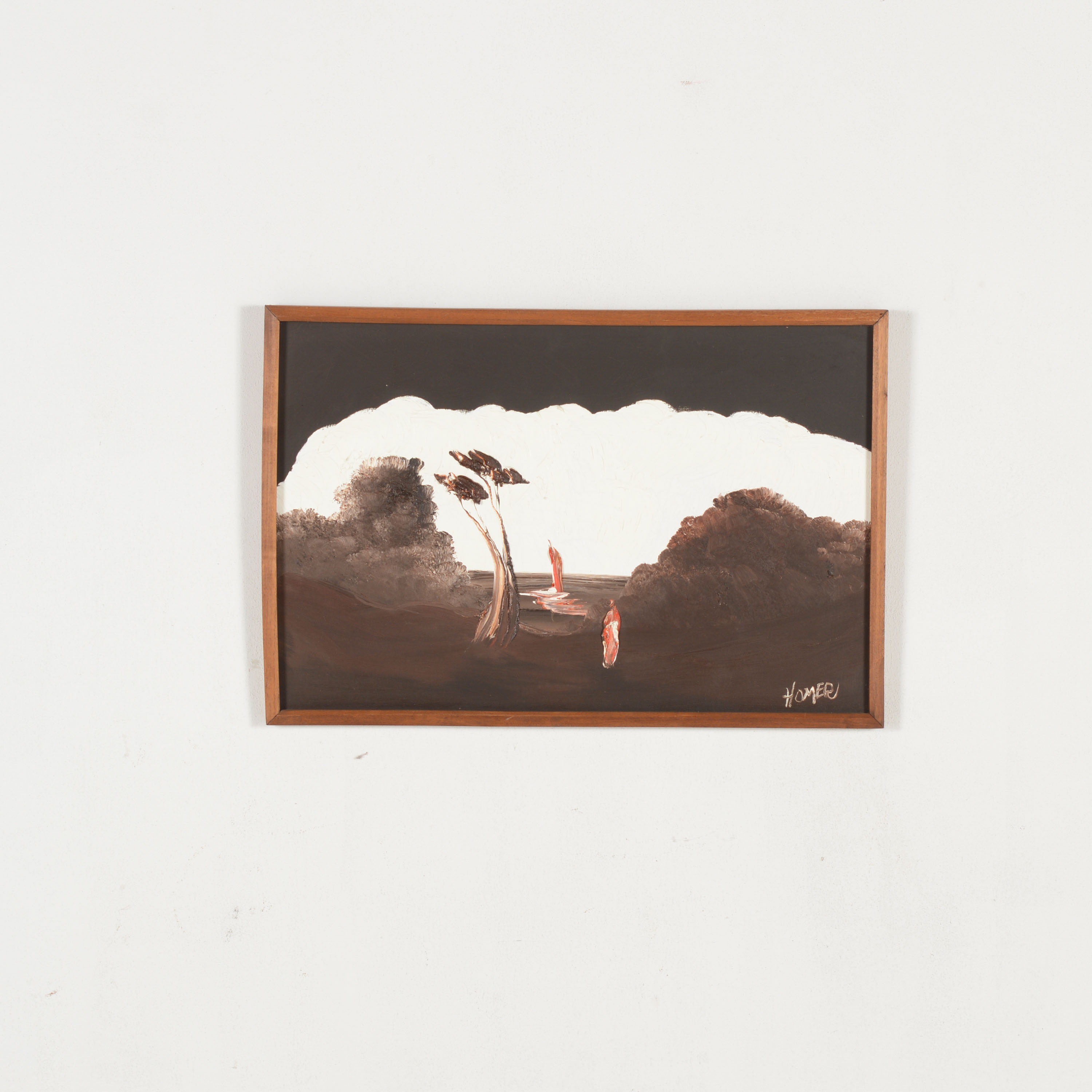 Impasto Boat Scene by Homer Costello