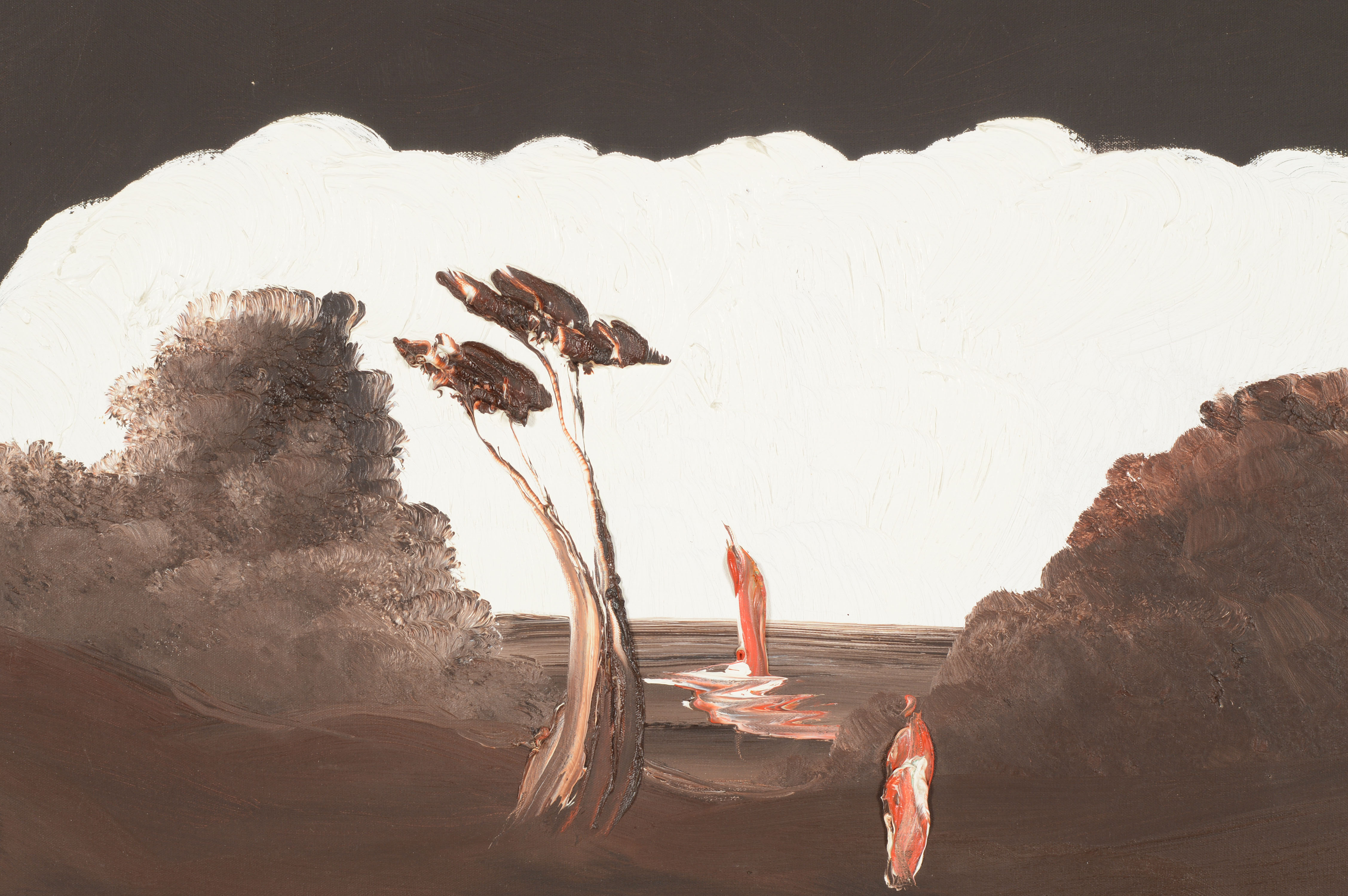 Impasto Boat Scene by Homer Costello