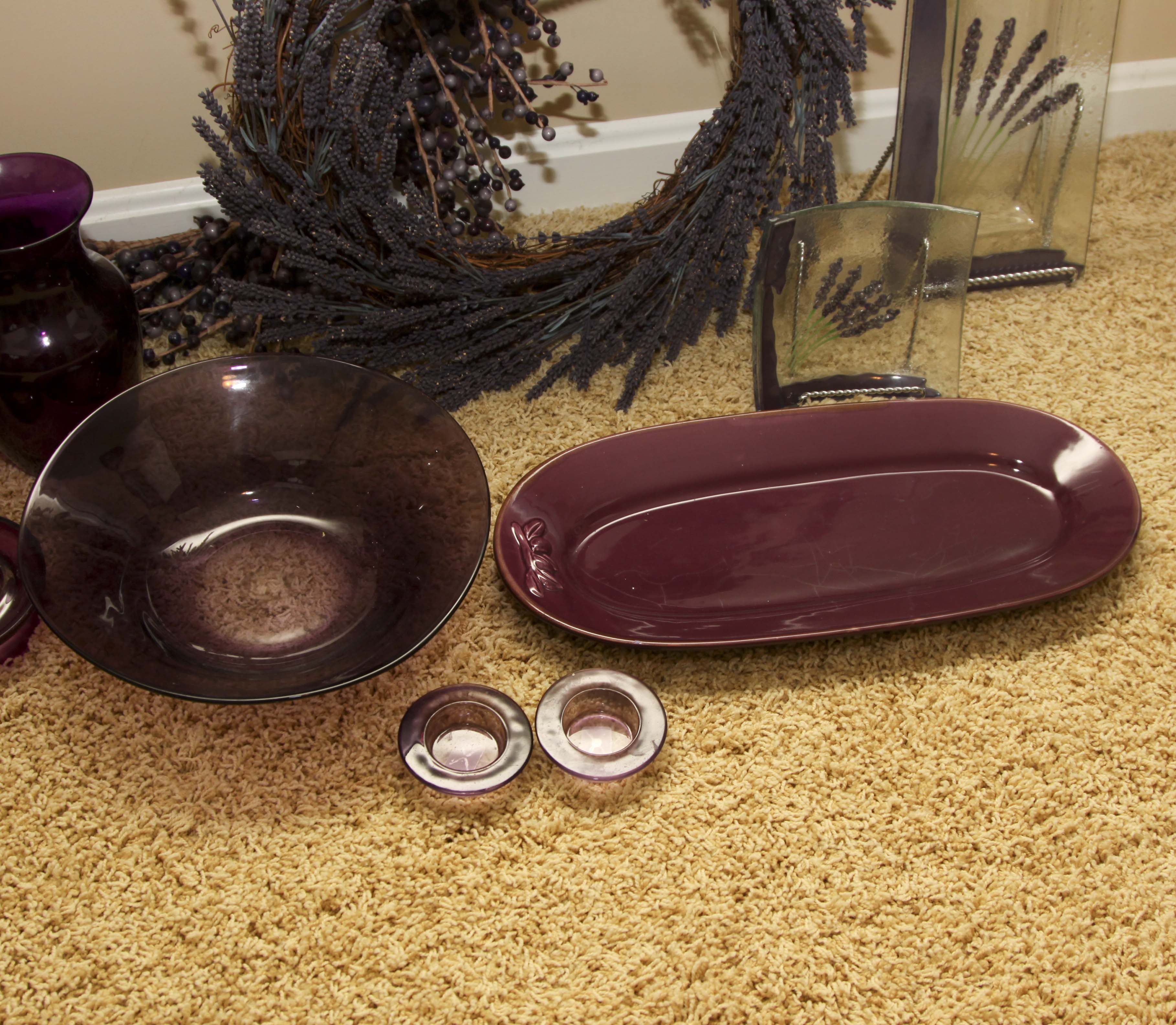 Home Decor Group in Shades of Purple