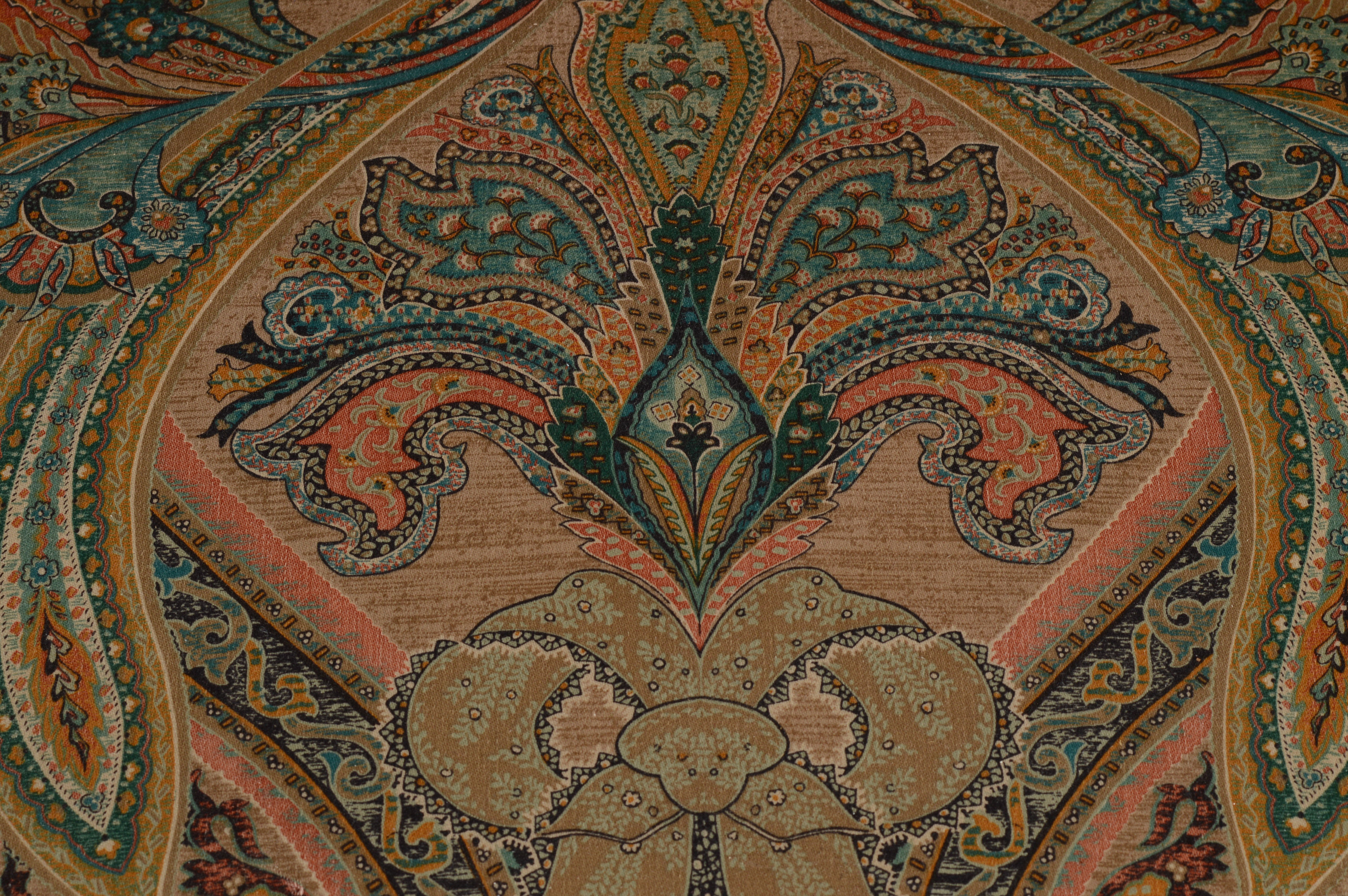 J. Royale Paisley Print Sofa