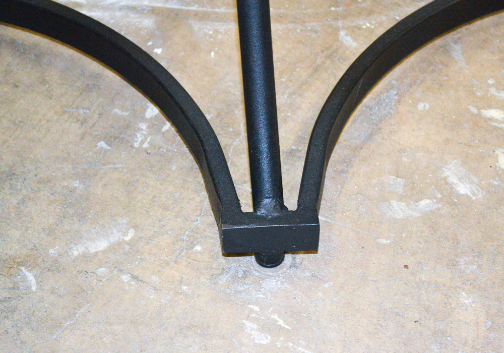 Glass Top Wrought Iron Table