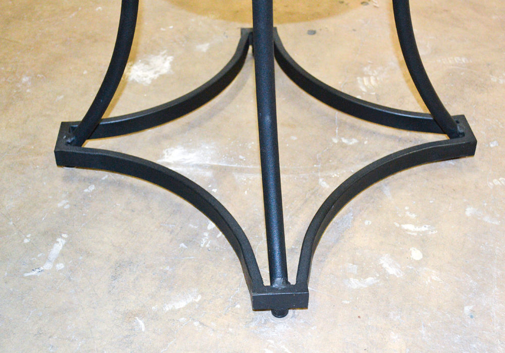 Glass Top Wrought Iron Table