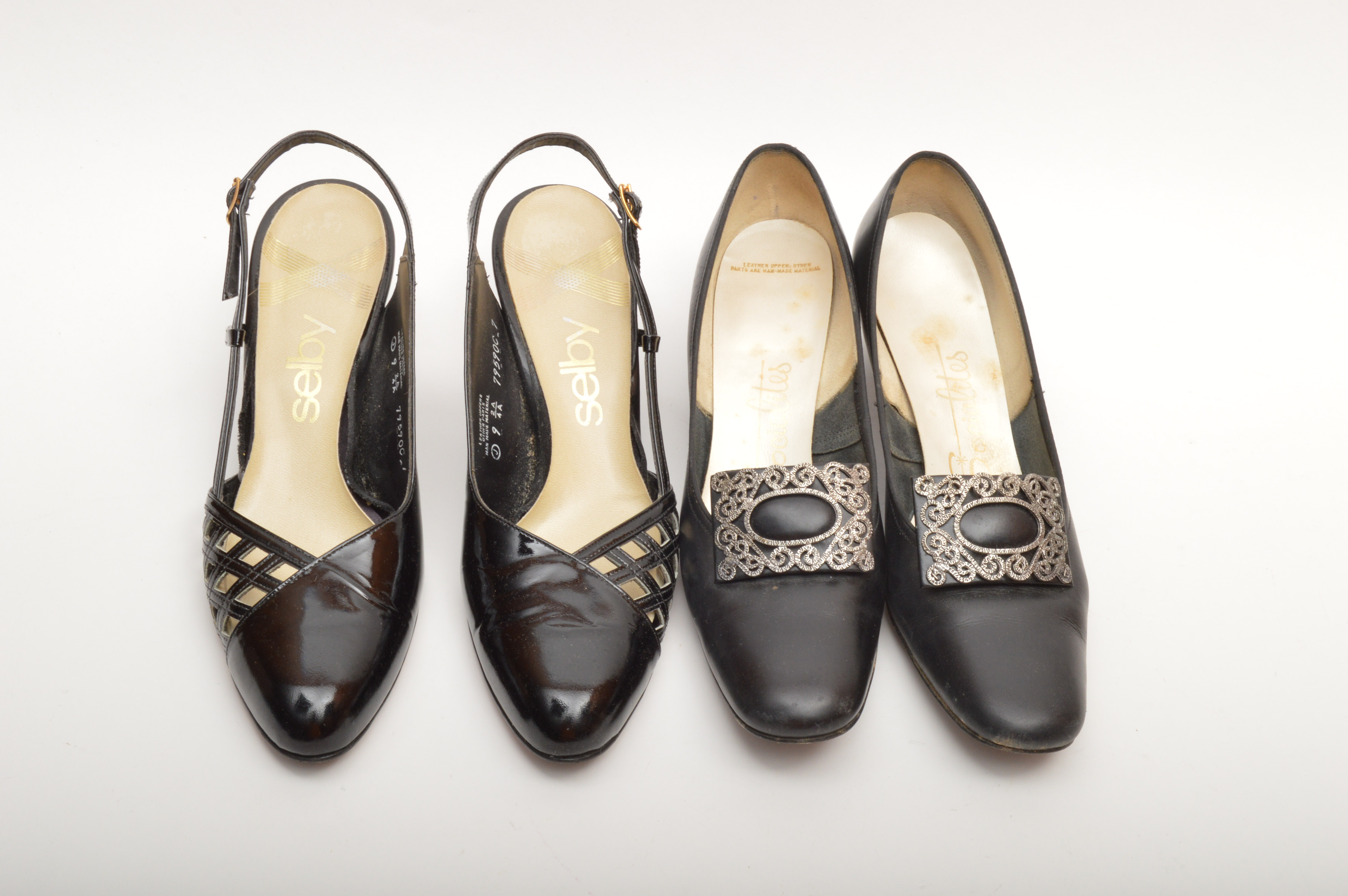 Ten Pairs of Women's Vintage Pumps and Sandals