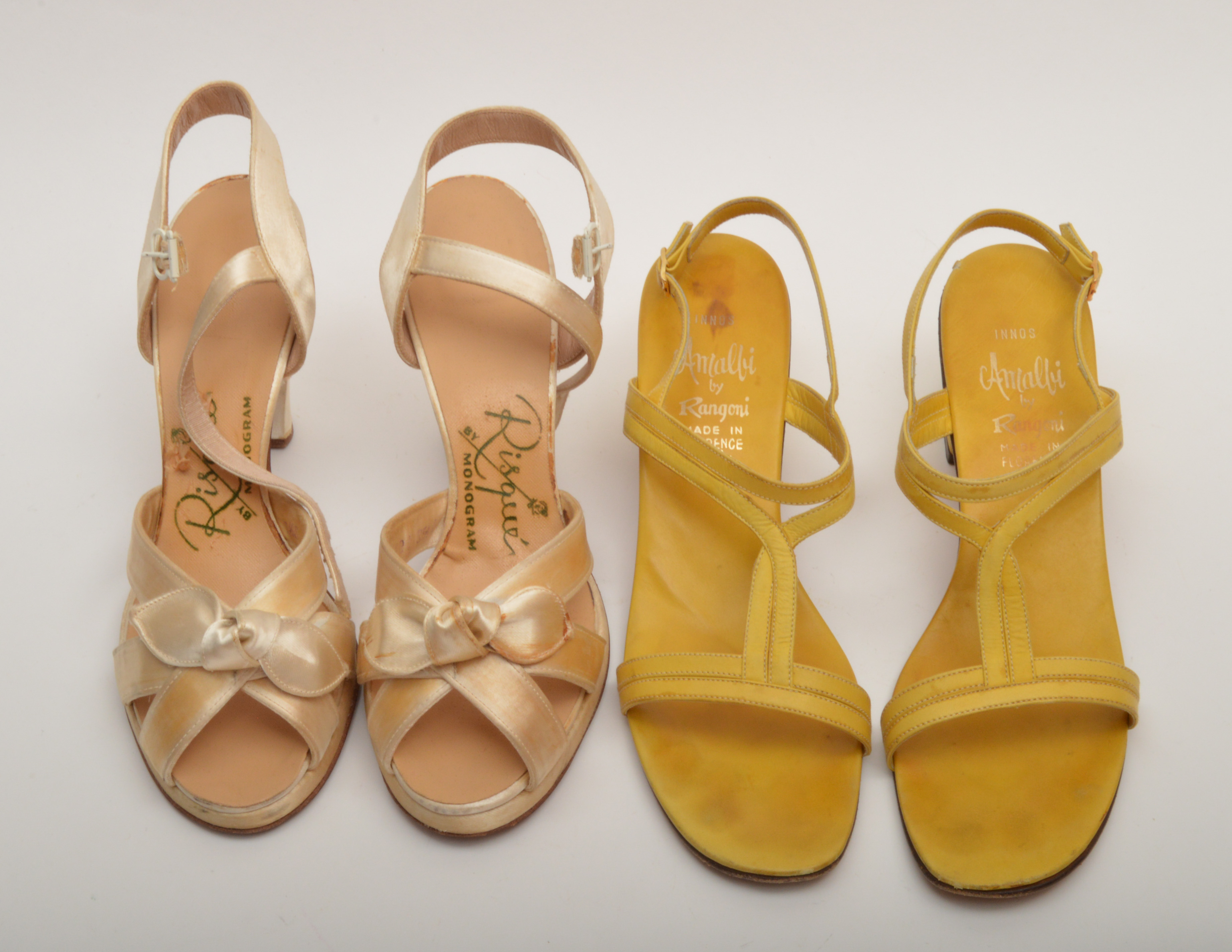 Ten Pairs of Women's Vintage Pumps and Sandals