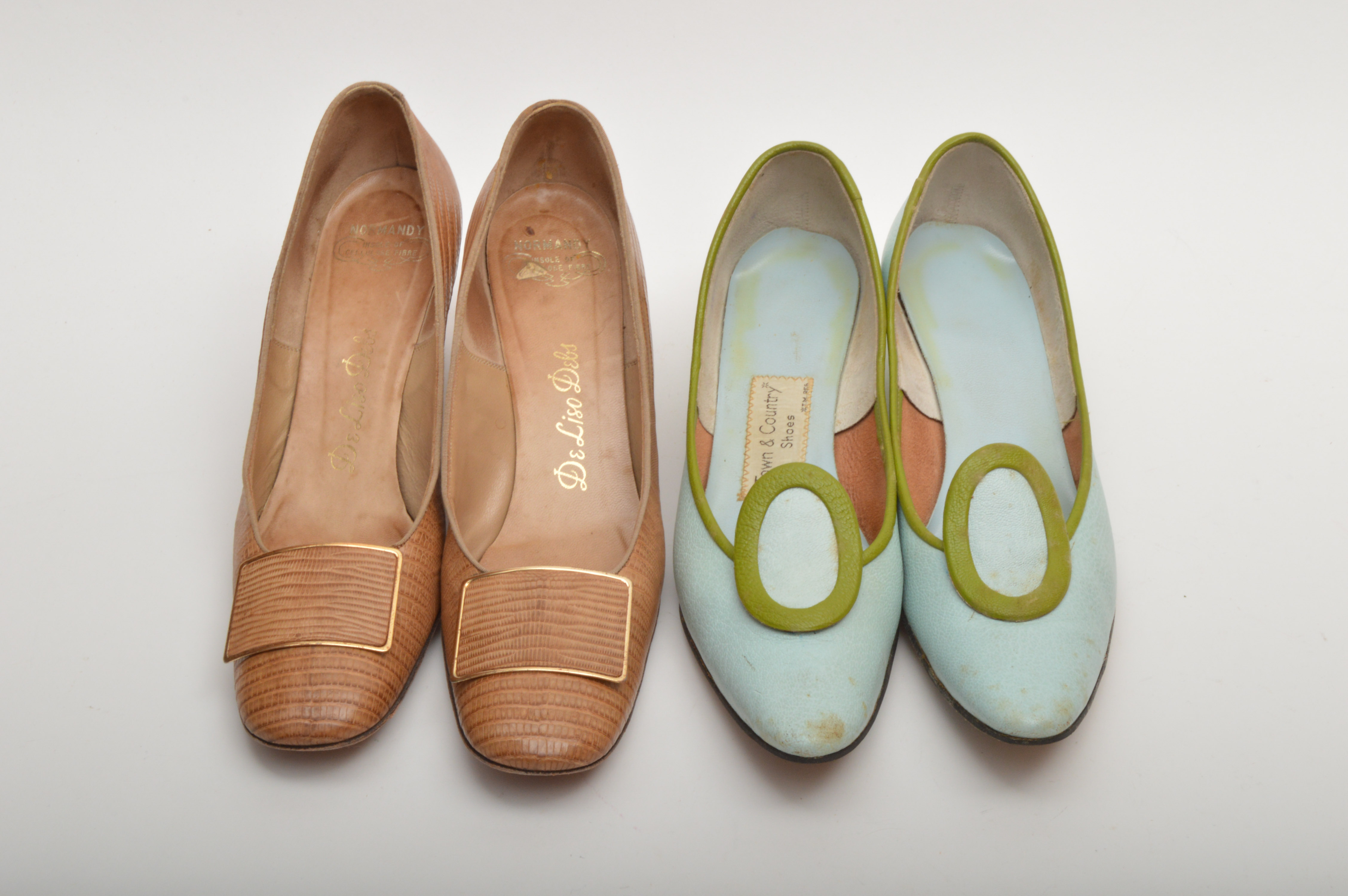 Ten Pairs of Women's Vintage Pumps and Sandals