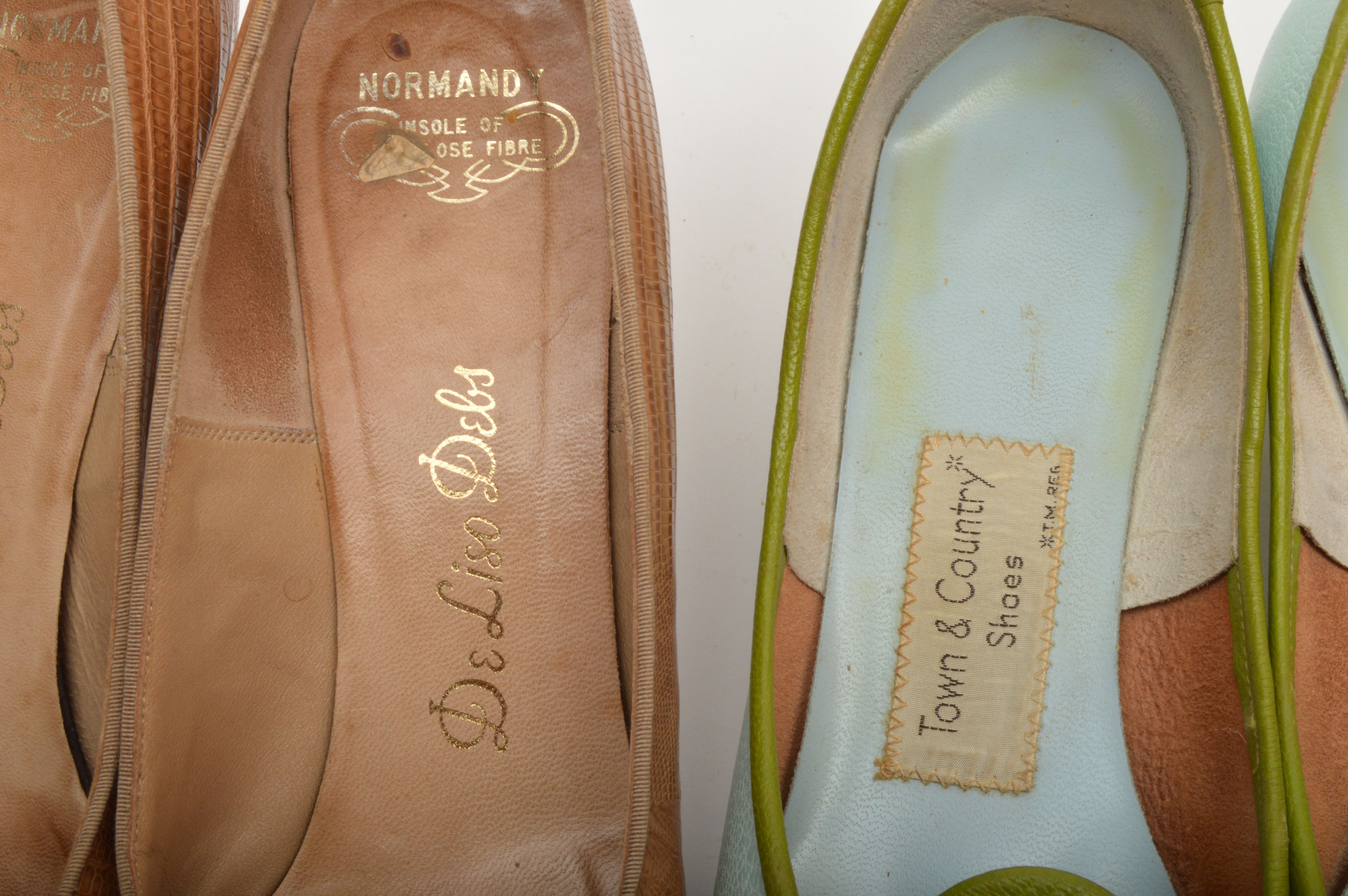 Ten Pairs of Women's Vintage Pumps and Sandals