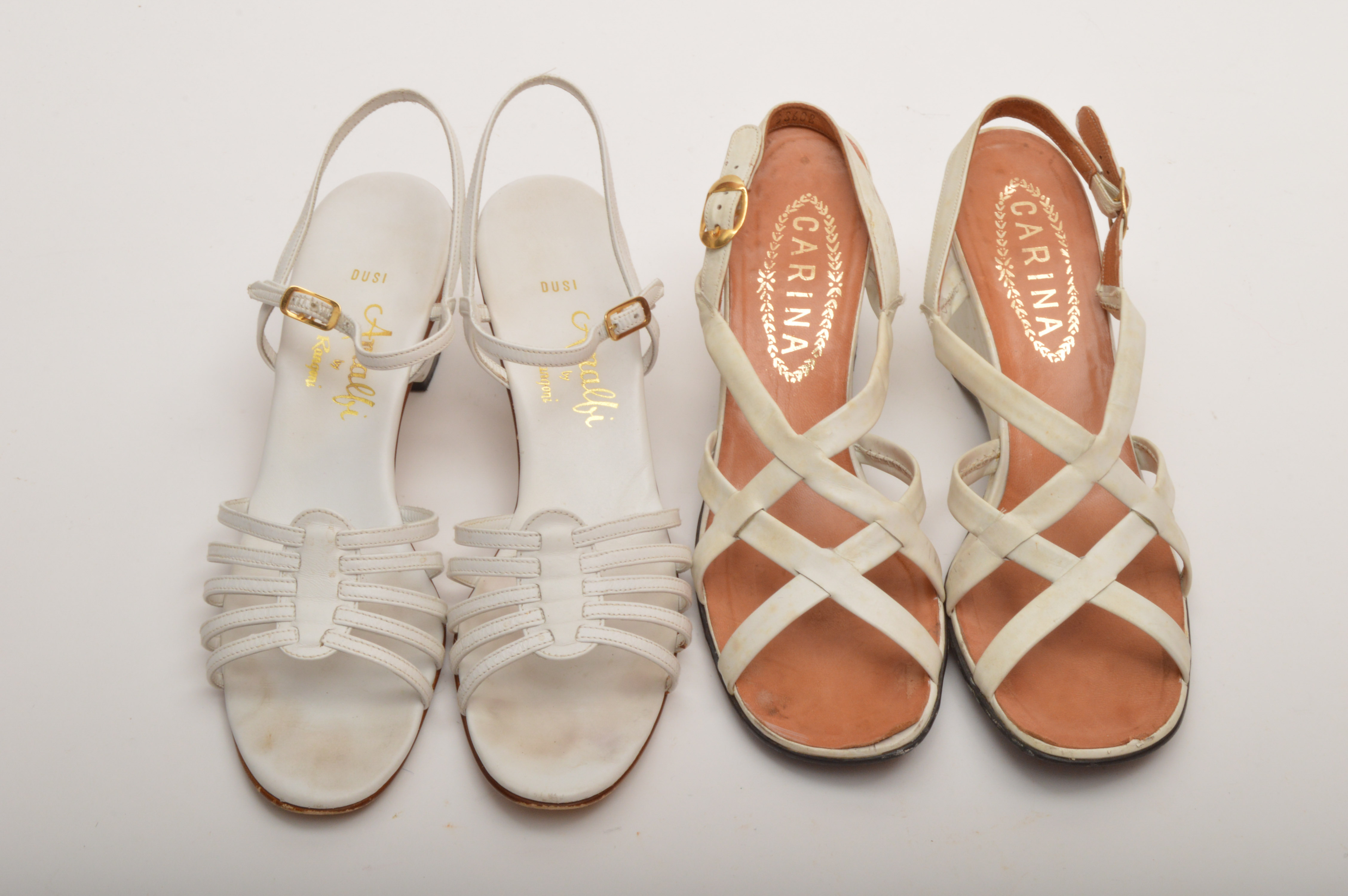 Ten Pairs of Women's Vintage Pumps and Sandals