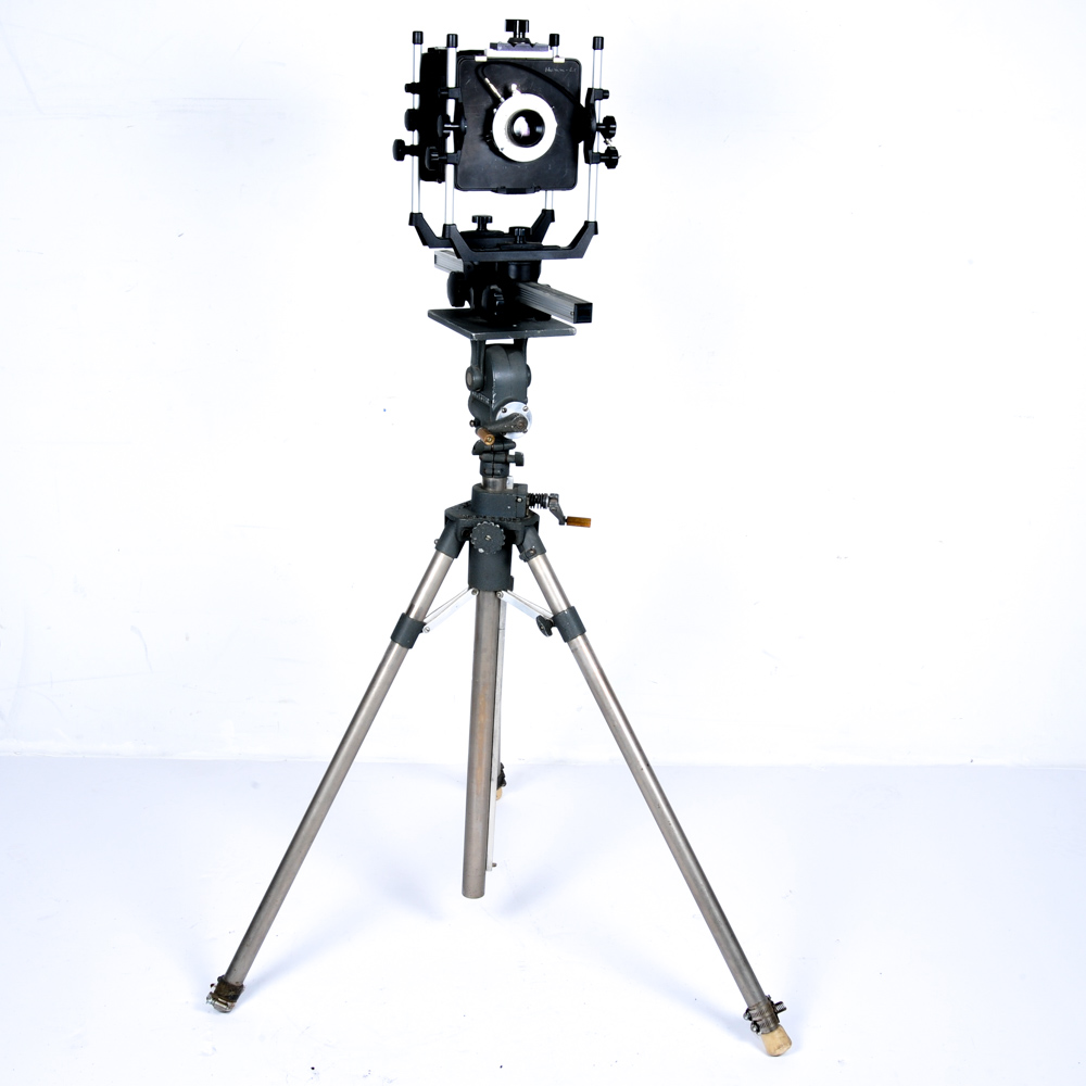 Ilex 4x5 Large View Camera With Calumet Case and Majestic Tripod