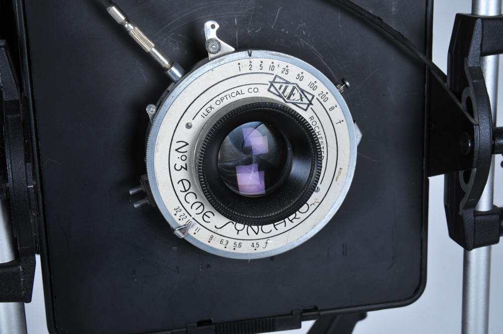 Ilex 4x5 Large View Camera With Calumet Case and Majestic Tripod