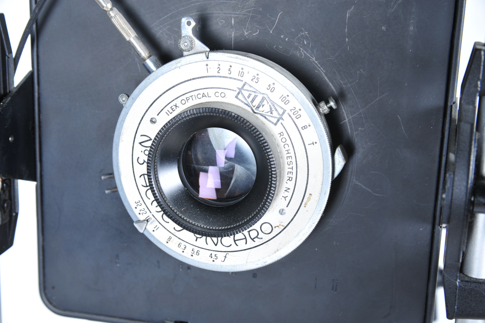 Ilex 4x5 Large View Camera With Calumet Case and Majestic Tripod