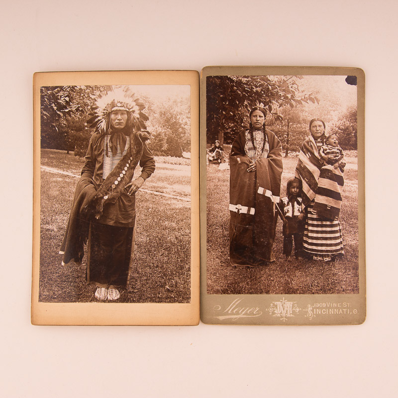 1896 Native American Cincinnati Zoo Photographs by Enno Meyer