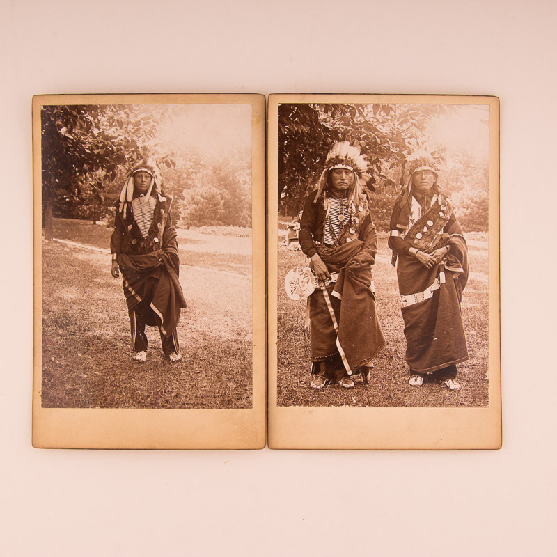 1896 Native American Cincinnati Zoo Photographs by Enno Meyer