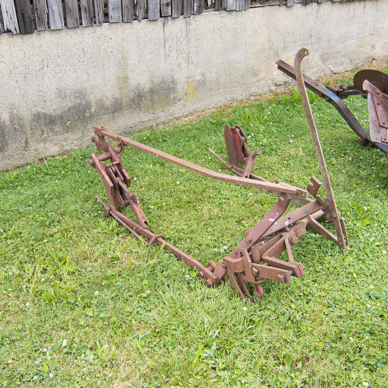 Vintage Tractor Cultivator-Tiller Attachment