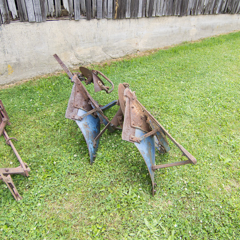 Vintage Tractor Cultivator-Tiller Attachment