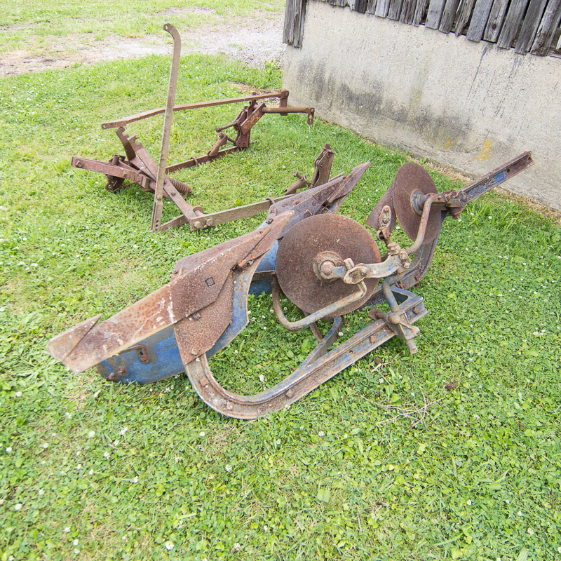 Vintage Tractor Cultivator-Tiller Attachment