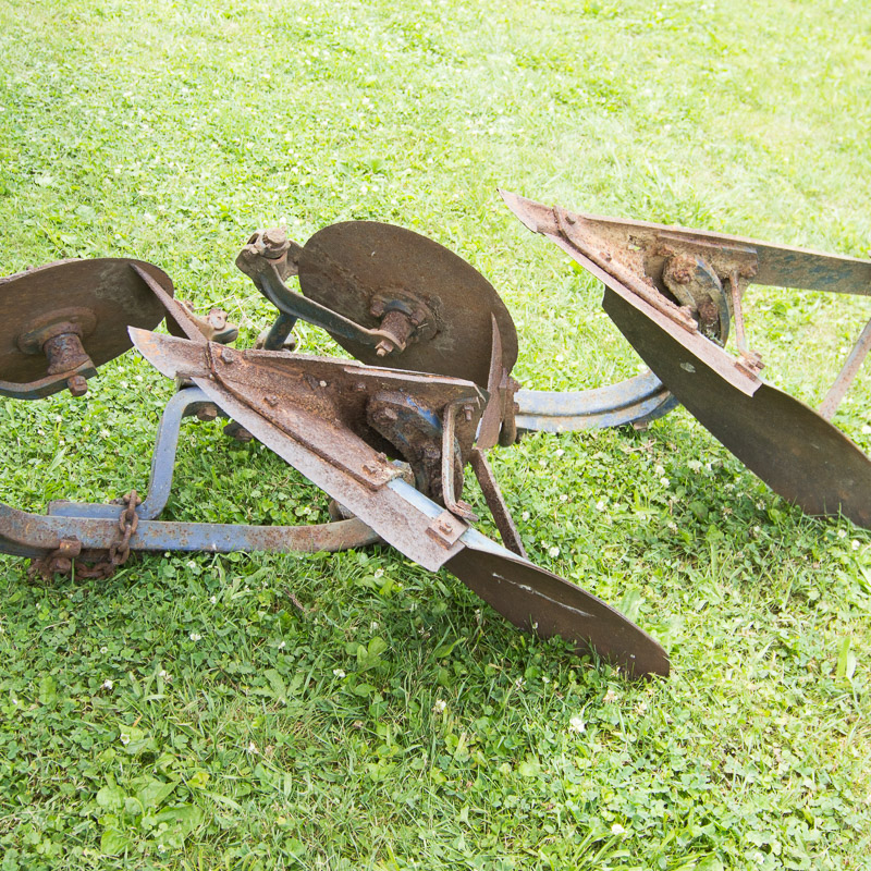 Vintage Tractor Cultivator-Tiller Attachment