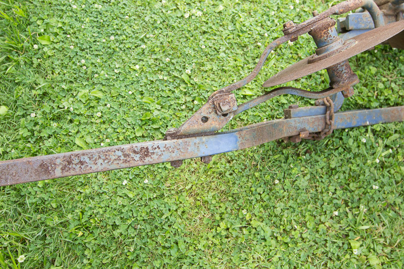 Vintage Tractor Cultivator-Tiller Attachment