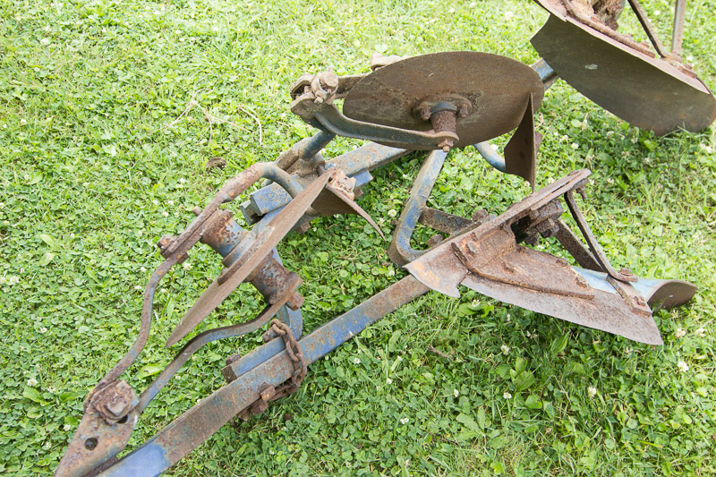 Vintage Tractor Cultivator-Tiller Attachment