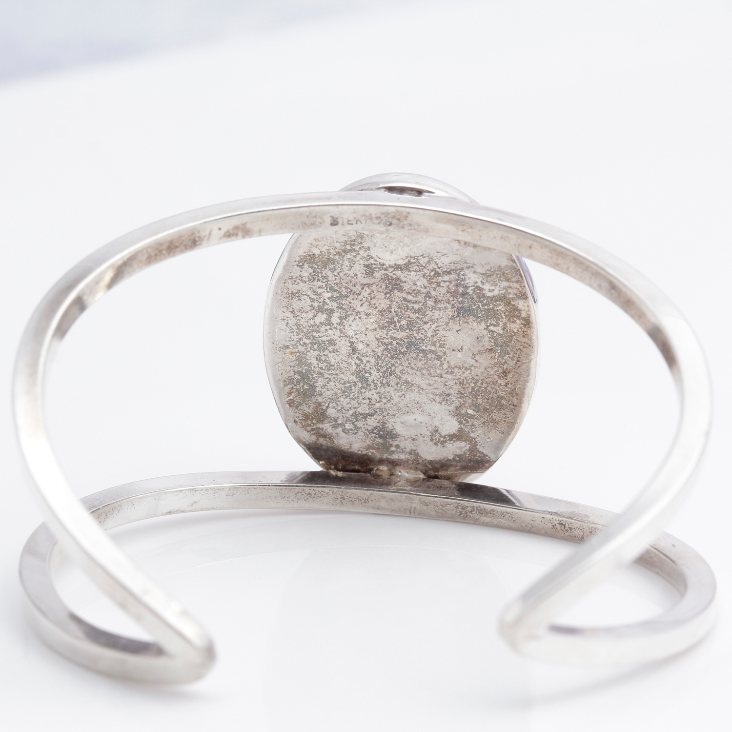 Sterling Silver Unakite Cuff