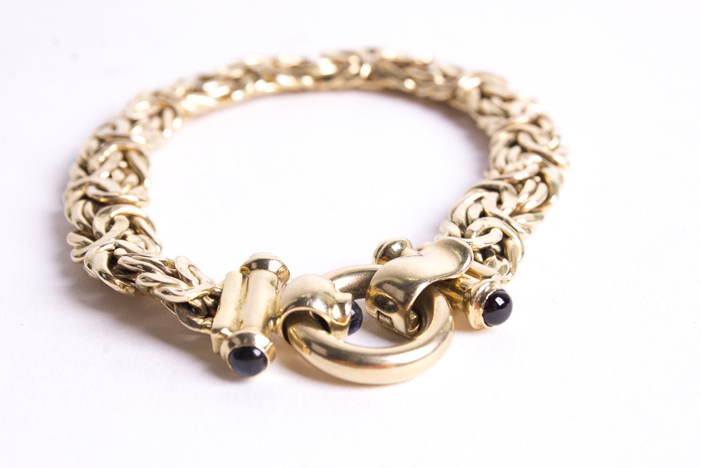14K Italian Gold Vior Necklace and Bracelet