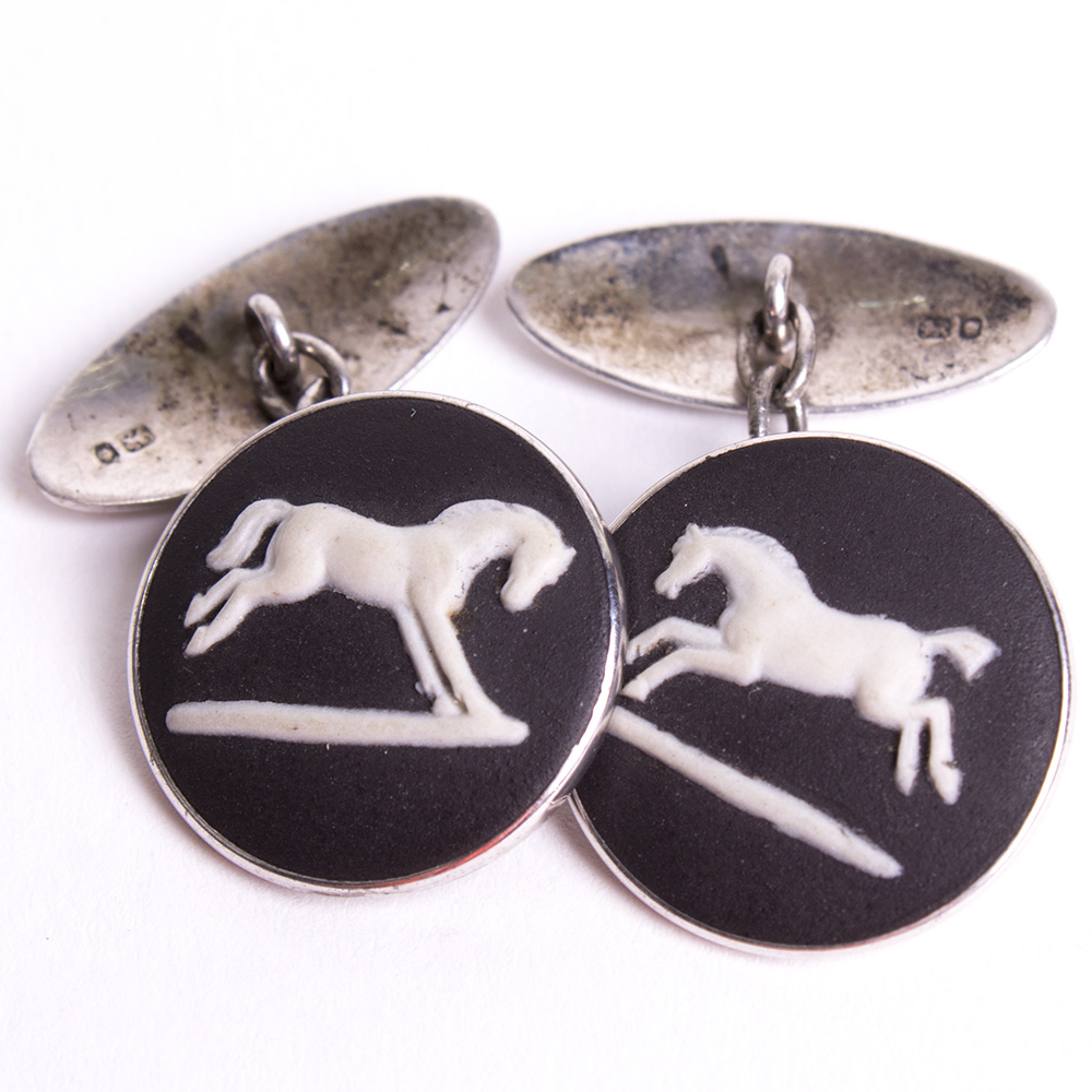 Vintage Wedgwood Jasperware Cufflinks