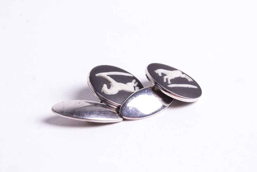 Vintage Wedgwood Jasperware Cufflinks
